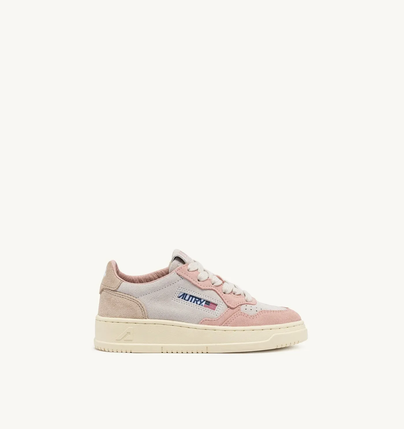 MEDALIST KIDS LOW IN SUEDE COLORE POWDER PINK E SAND