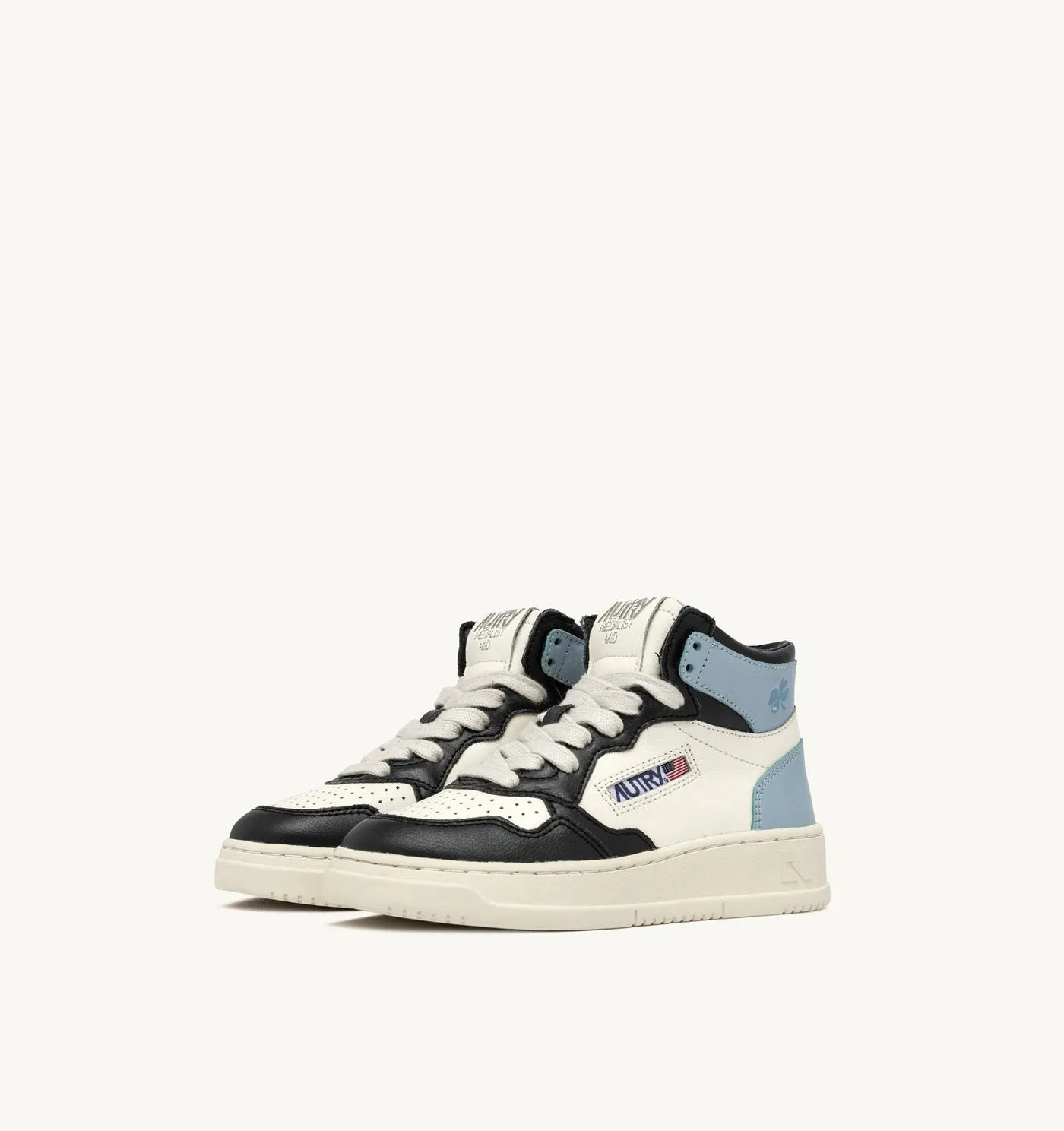 MEDALIST KIDS MID IN PELLE BIANCA, NERA E BLU