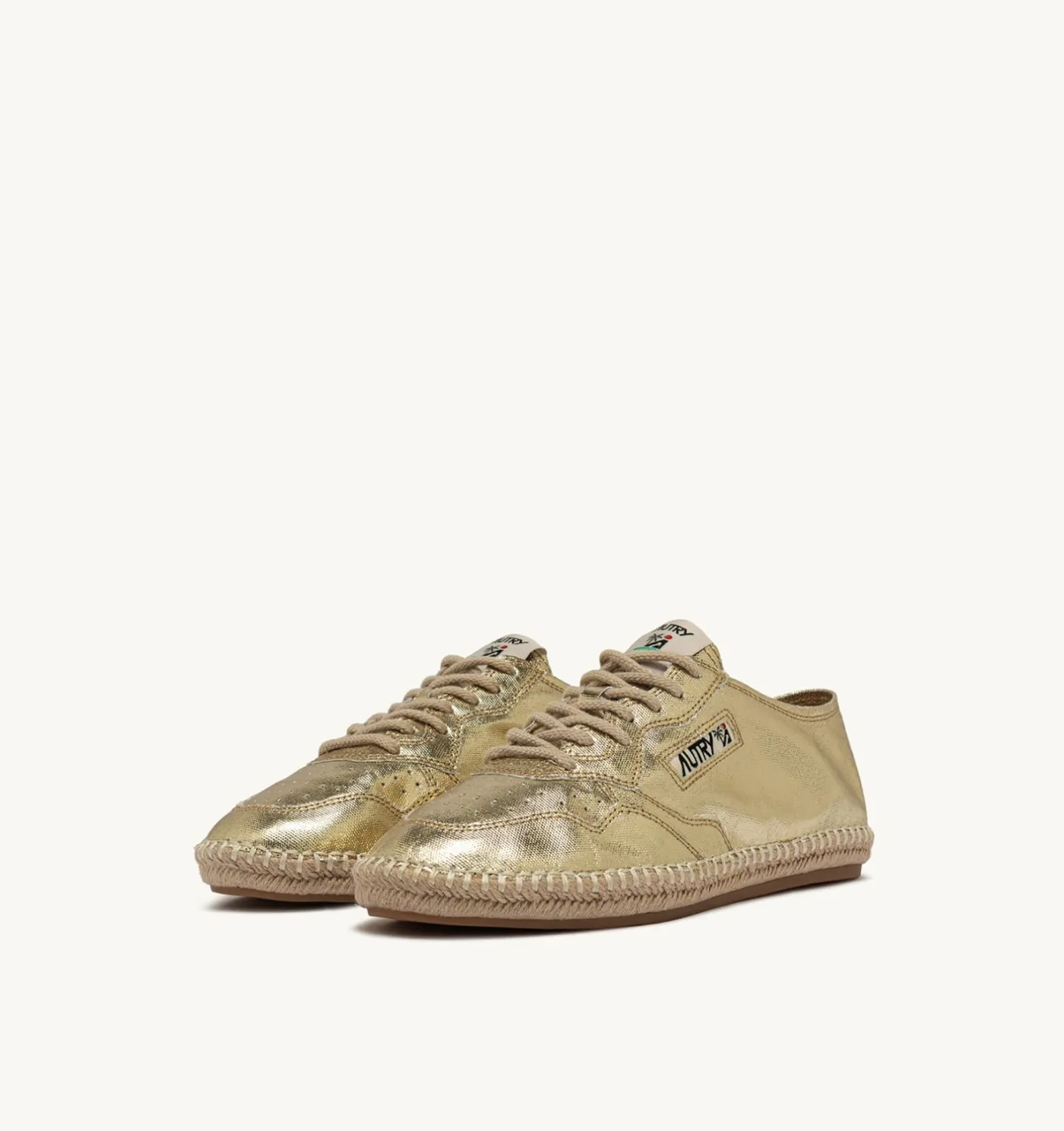 ESPADRILLAS SANDY IN CANVAS GOLD