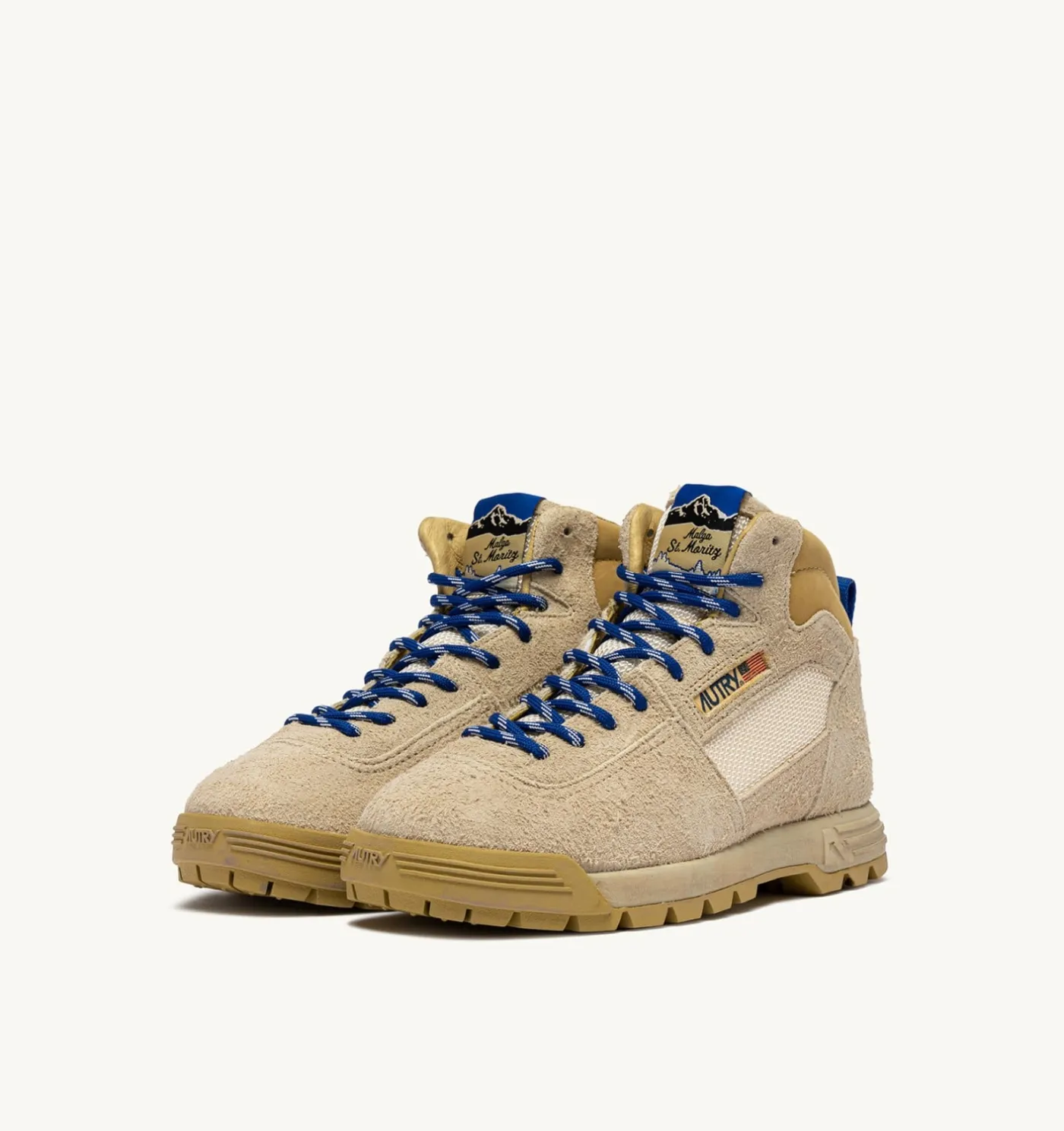MALGA ST.MORITZ IN SUEDE BISCOTTI E DEJA VU BLUE