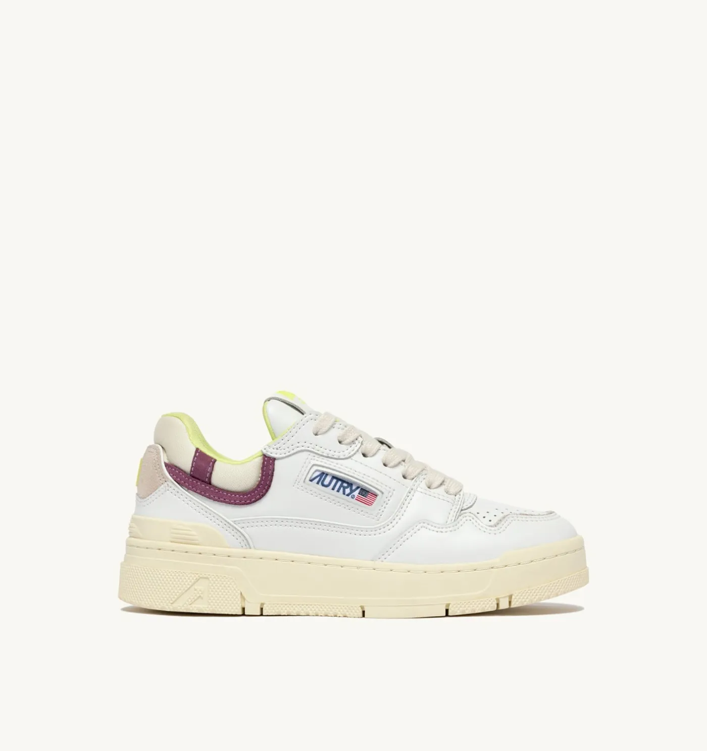 SNEAKERS CLC LOW IN PELLE BIANCA E FIRENZE