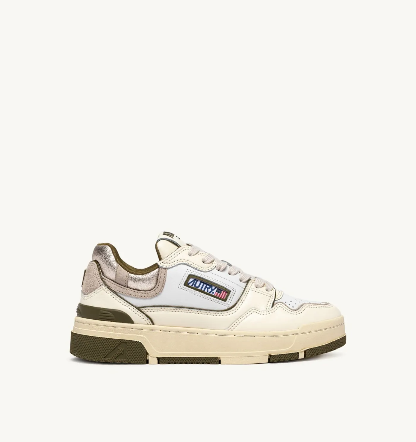 SNEAKERS CLC LOW IN PELLE WHISPER WHITE LIZARD E PLATINUM