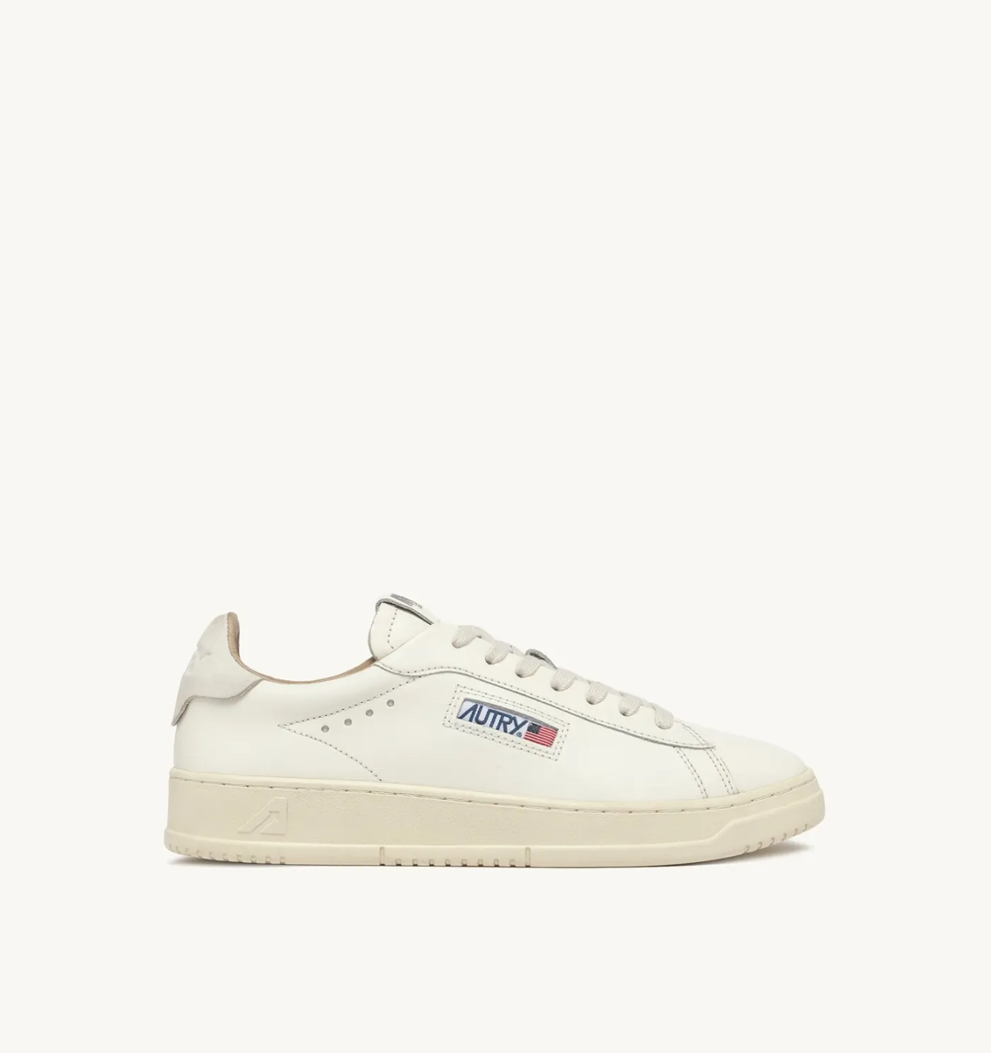 SNEAKERS DALLAS LOW IN PELLE BIANCA