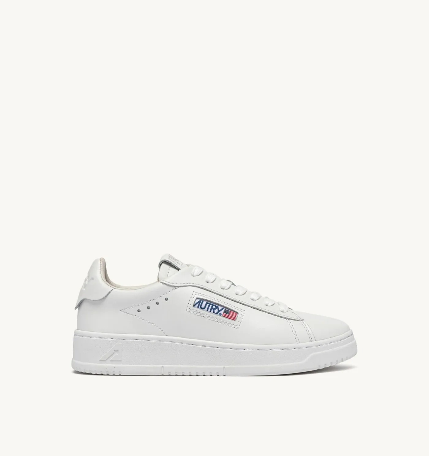 SNEAKERS DALLAS LOW IN PELLE BIANCA