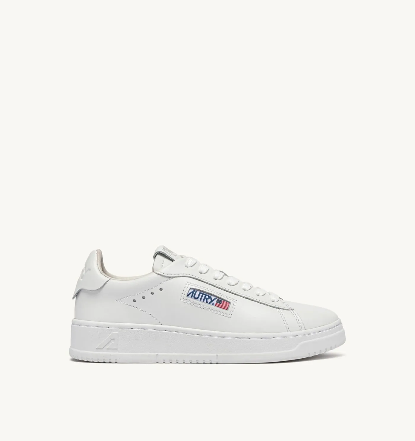 SNEAKERS DALLAS LOW IN PELLE BIANCA