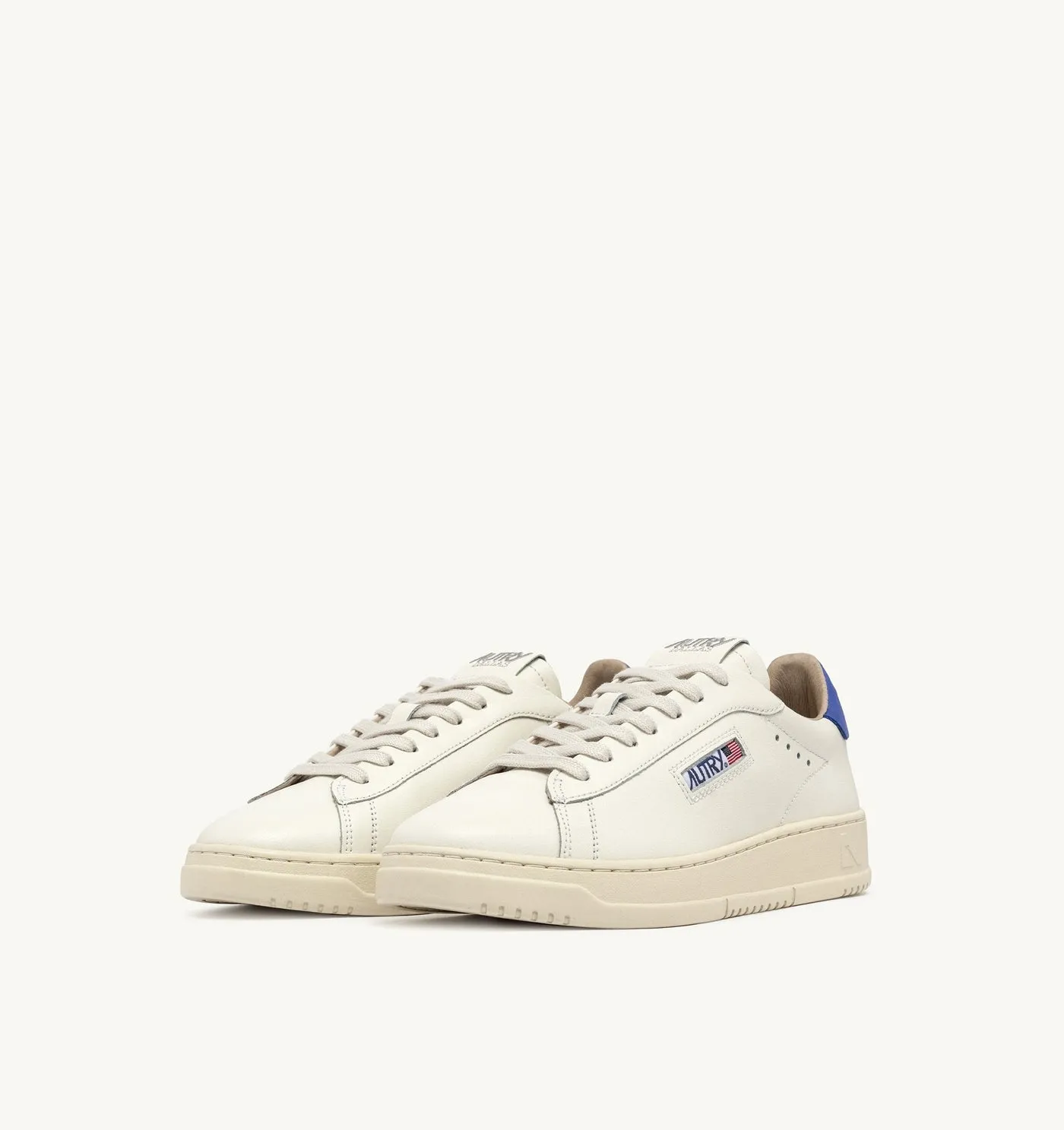 DALLAS LOW IN PELLE COLORE MARSHMALLOW E BLU