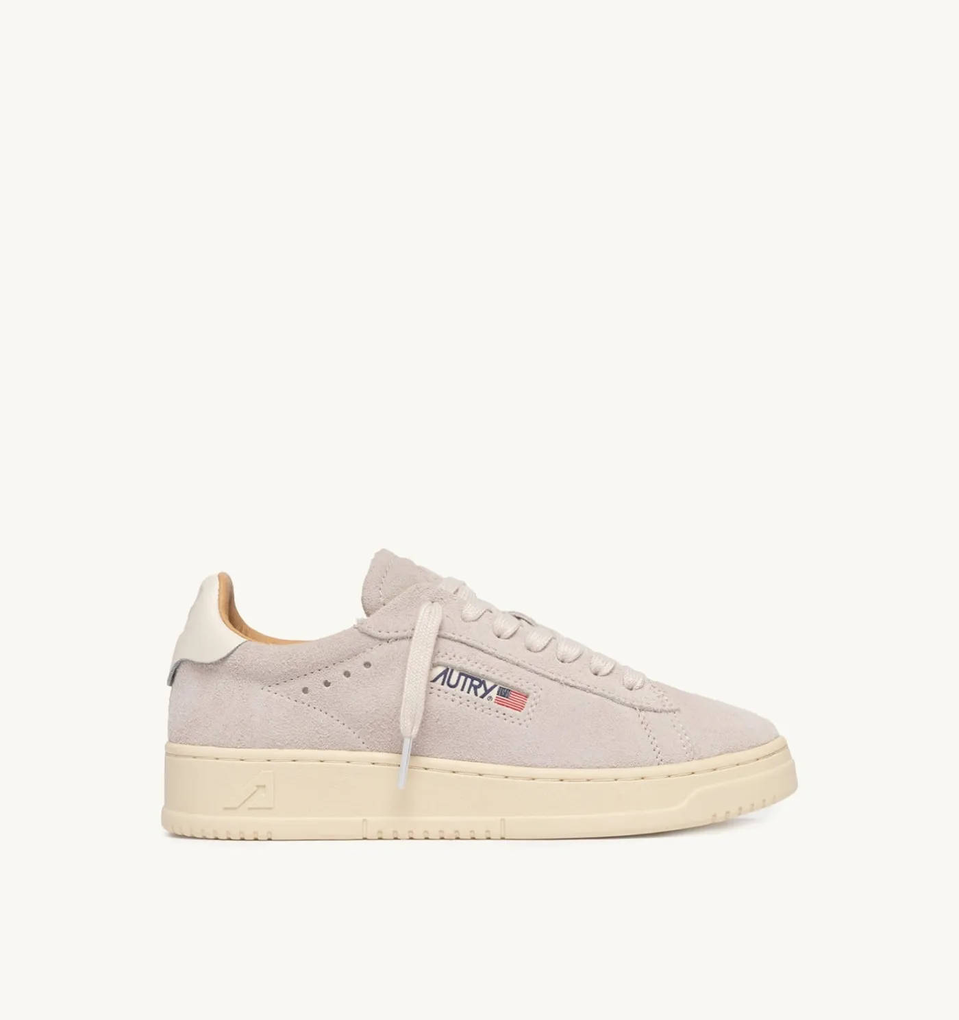SNEAKERS DALLAS LOW IN SUEDE BIANCO