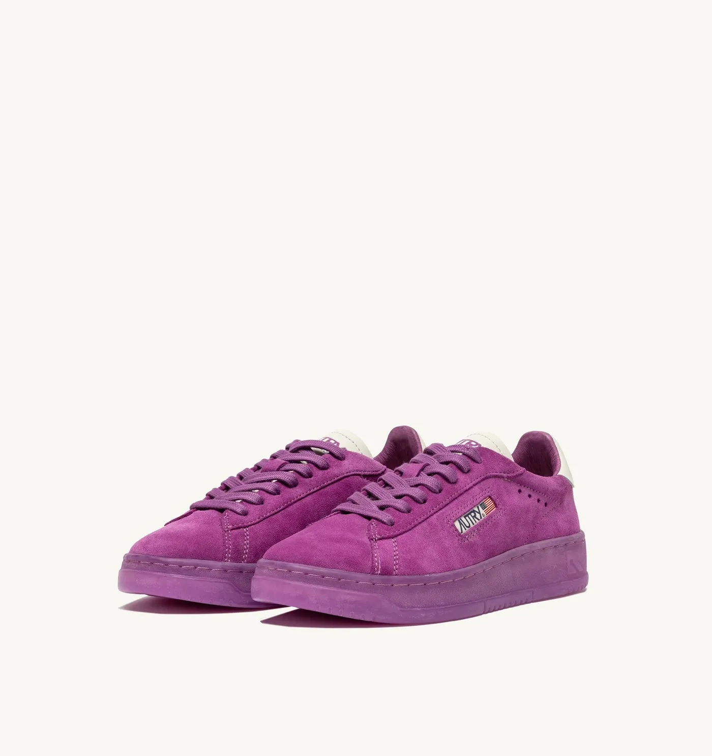 DALLAS LOW IN SUEDE MARSHMALLOW E HYACINTH VIOLE