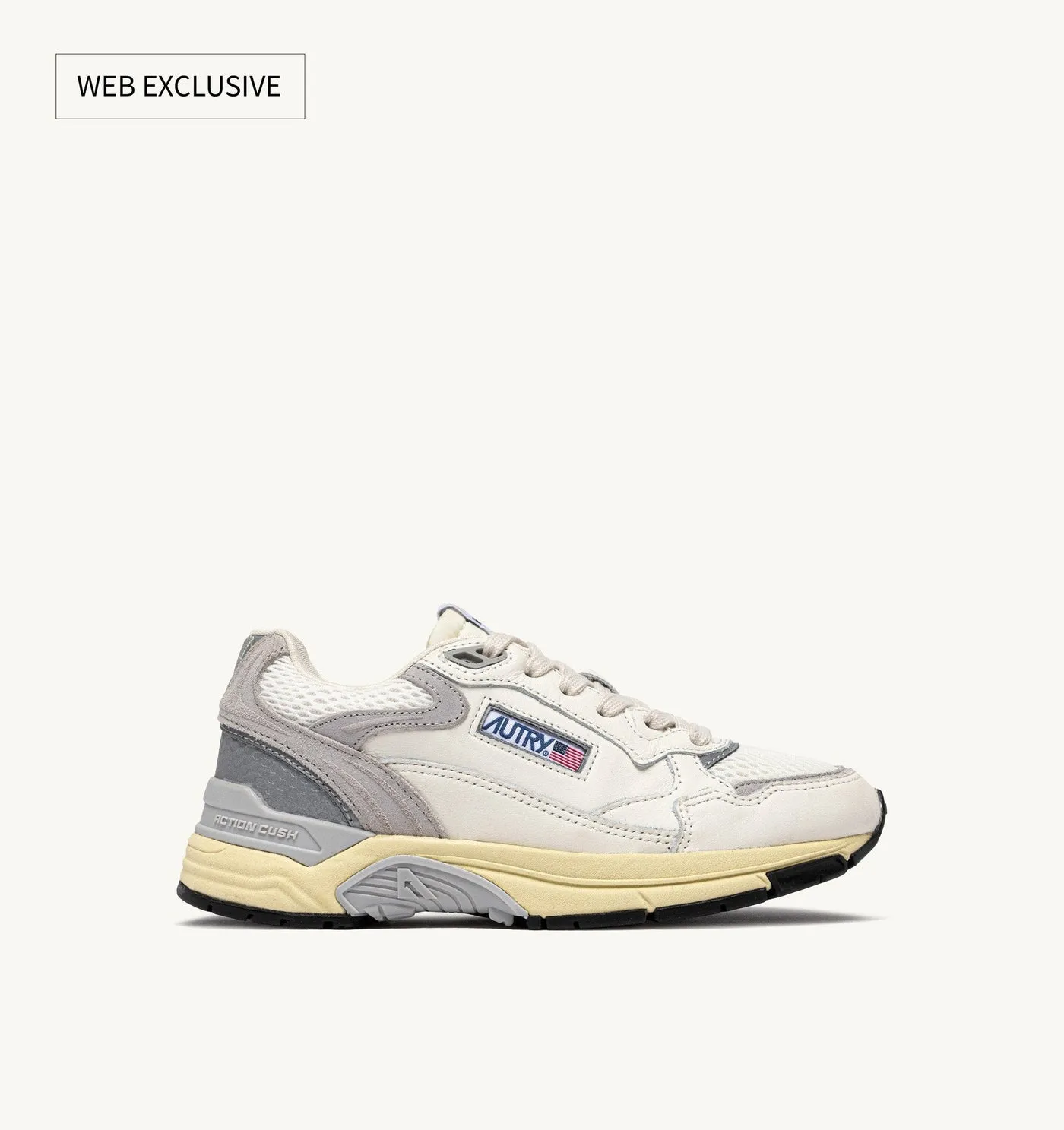 HYPERWAY IN MESH E SUEDE BIANCO E GRIGIO