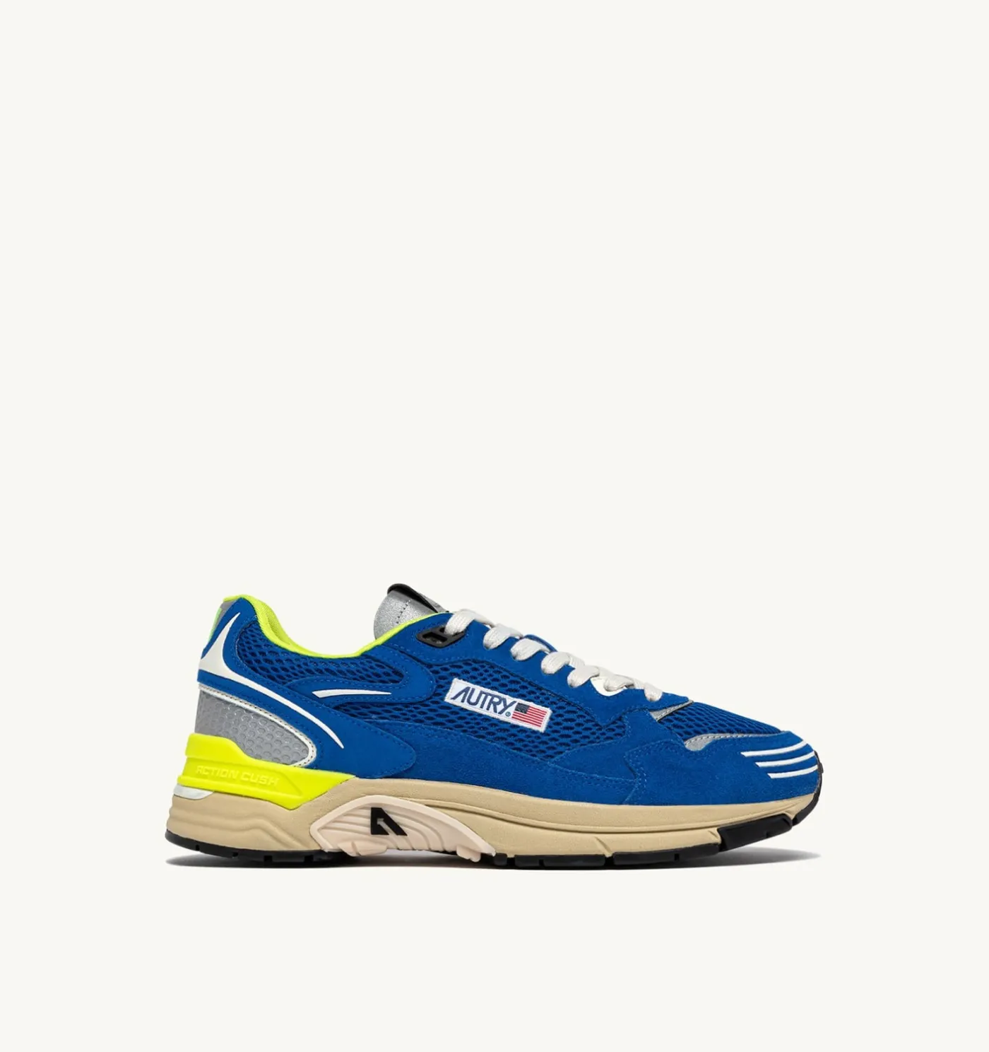 SNEAKERS HYPERWAY IN MESH E SUEDE PRINCESS BLUE E VANILLA ICE