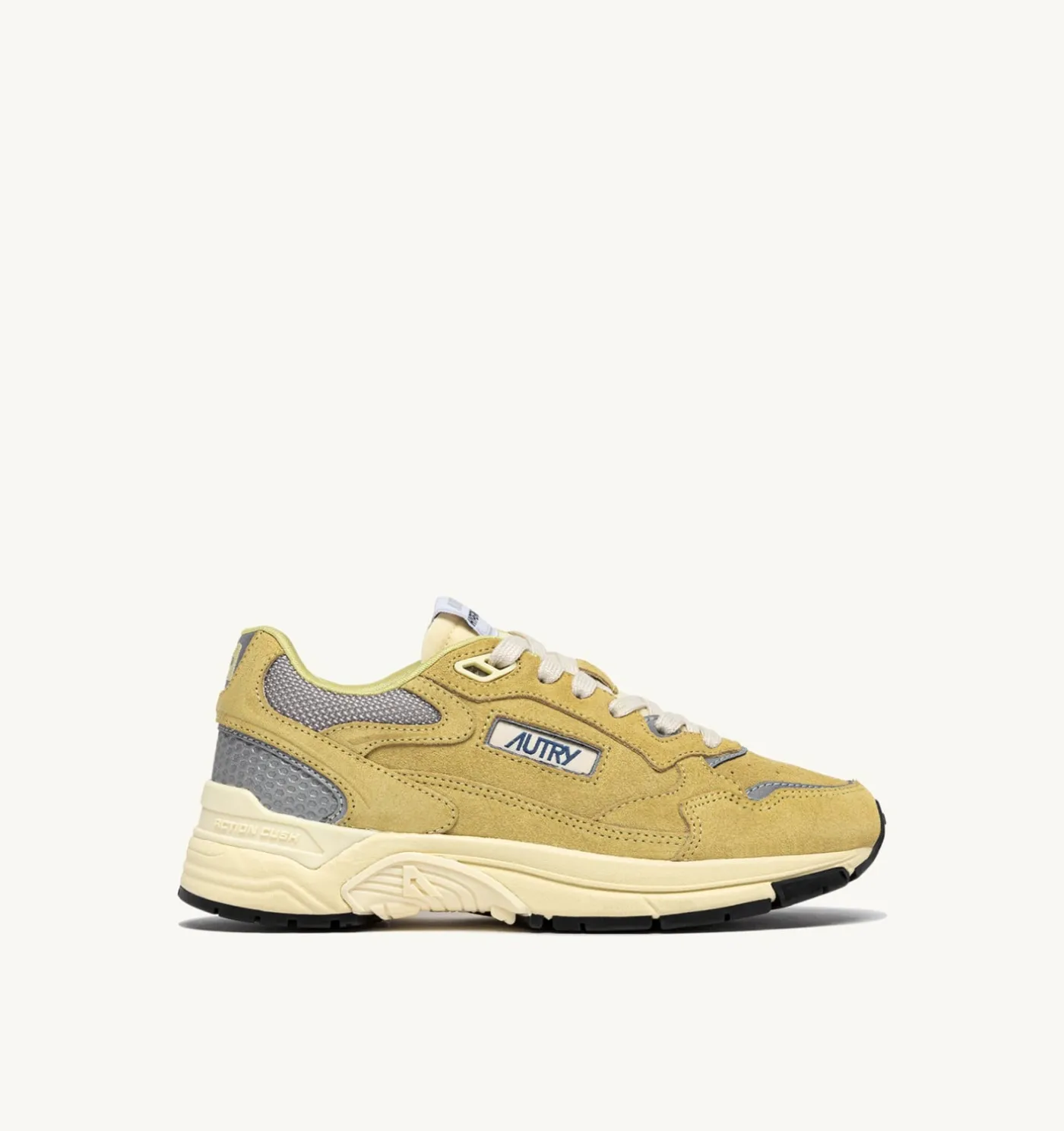 SNEAKERS HYPERWAY IN MESH E SUEDE SOUTHERN MOSS E ARGENTO