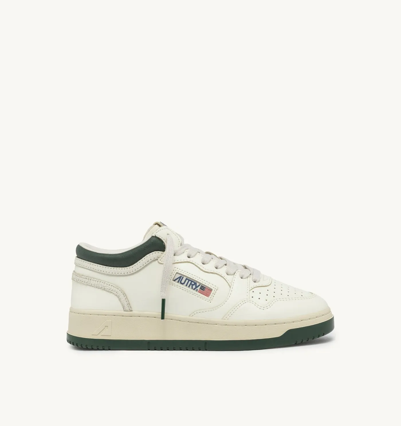 SNEAKERS MED-WAY IN PELLE COLORE MARSHMALLOW E MOUNTAIN