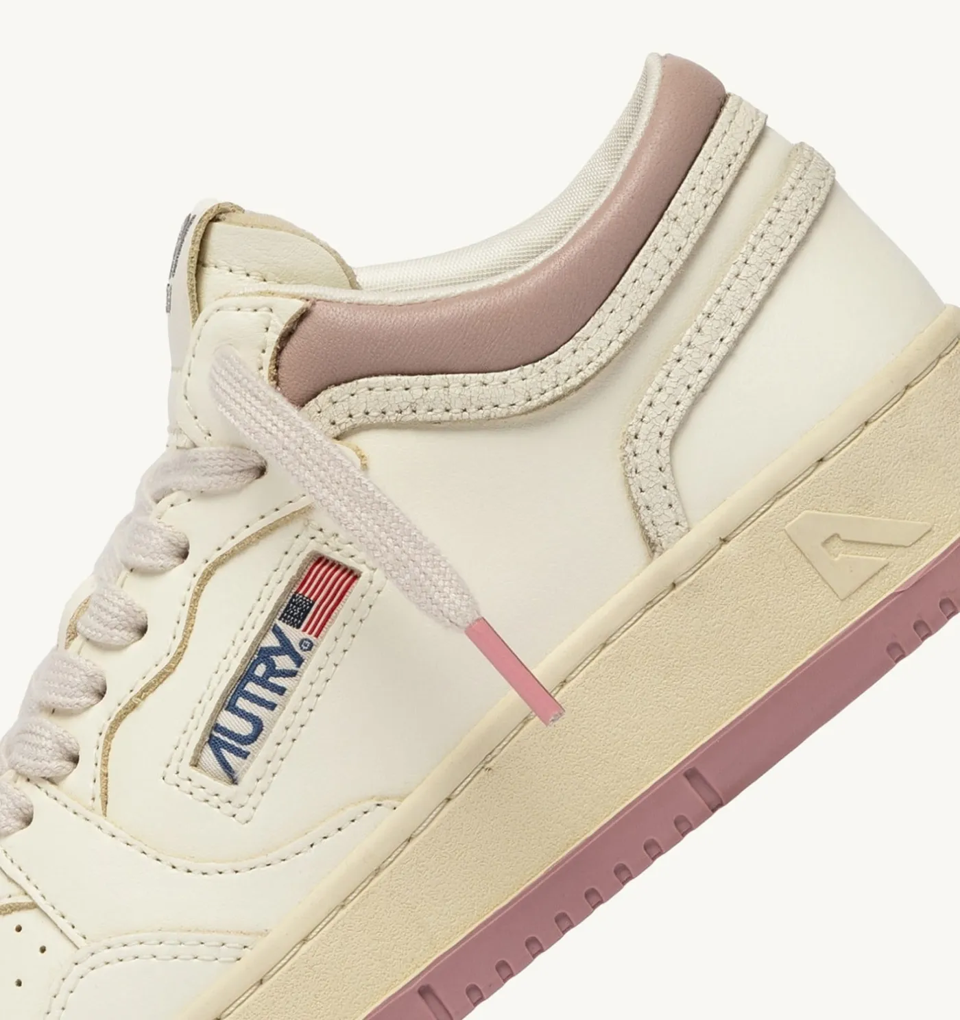 SNEAKERS MED-WAY IN PELLE COLORE MARSHMALLOW E ZEPHYR