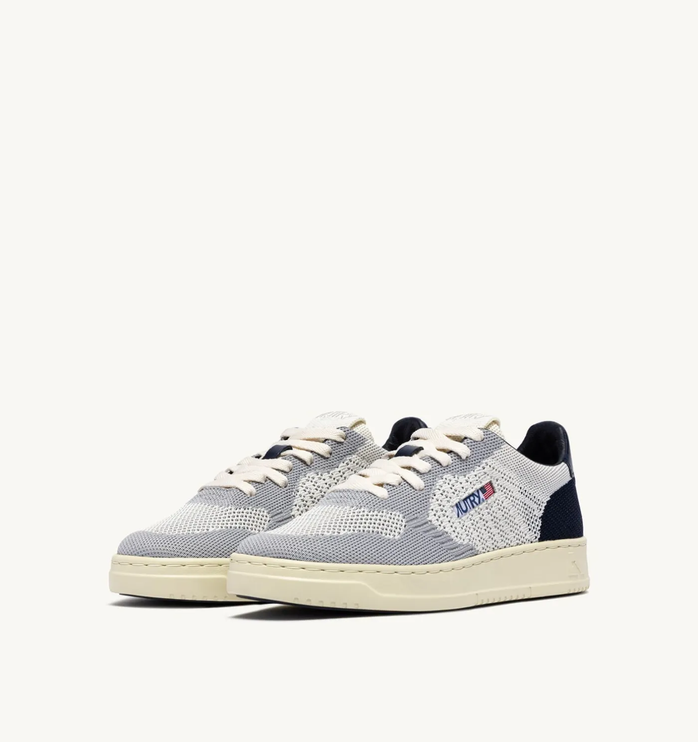 SNEAKERS MEDALIST EASEKNIT LOW IN MAGLIA AVORIO SPACE E LOFT