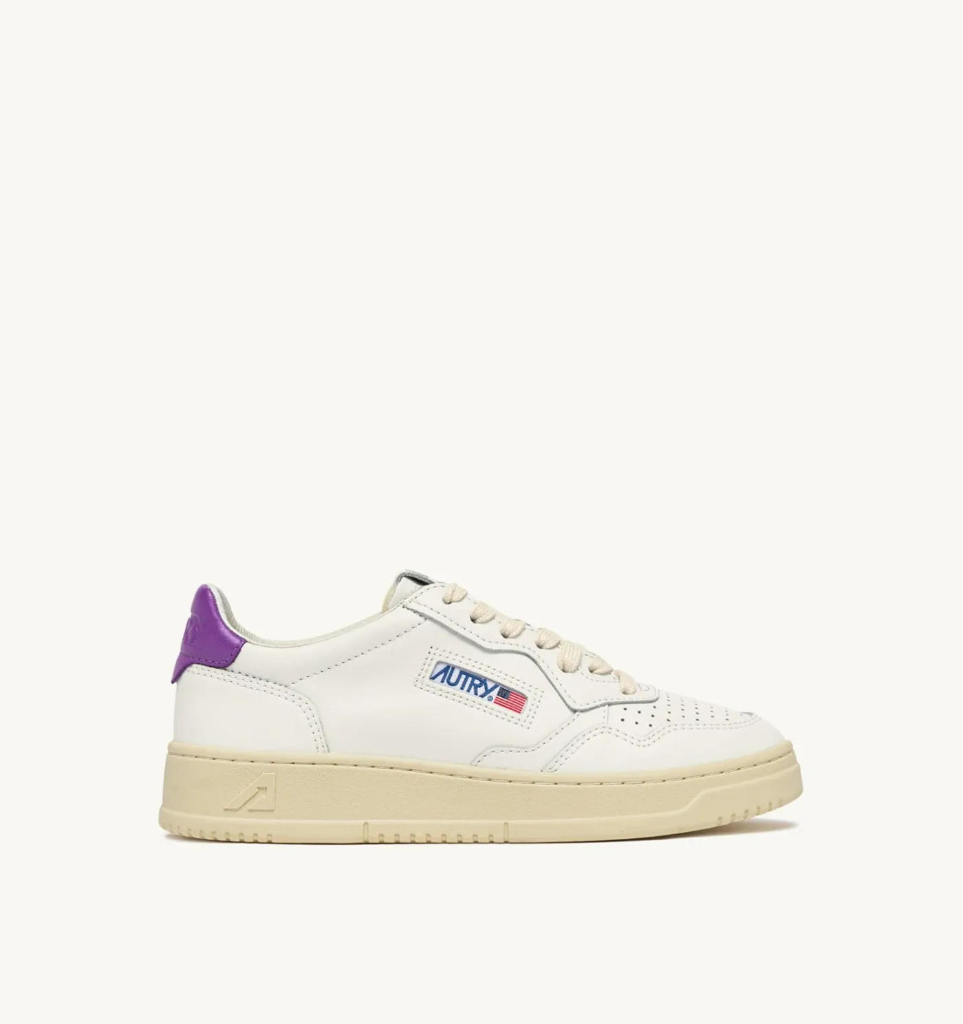 SNEAKERS MEDALIST LOW IN PELLE BIANCA E DEWBERRY