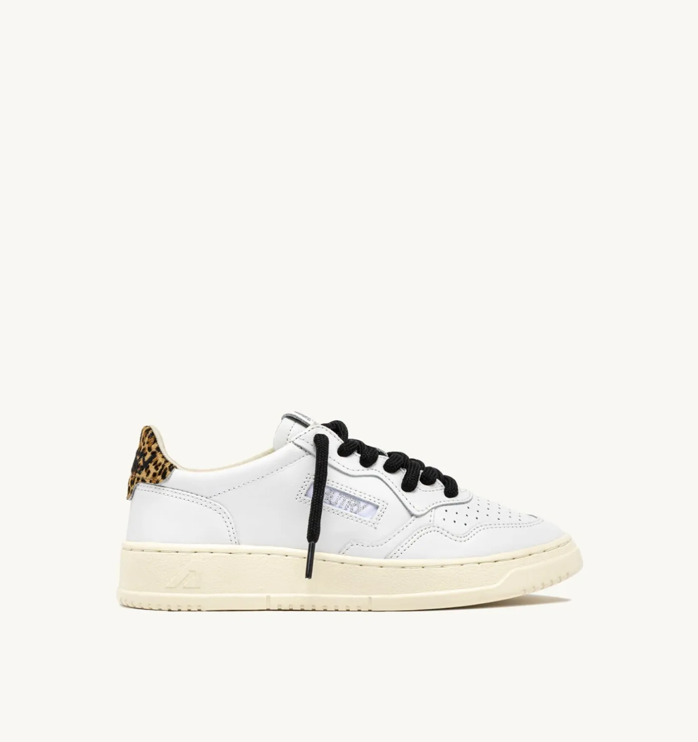 SNEAKERS MEDALIST LOW IN PELLE BIANCA E LEOPARD