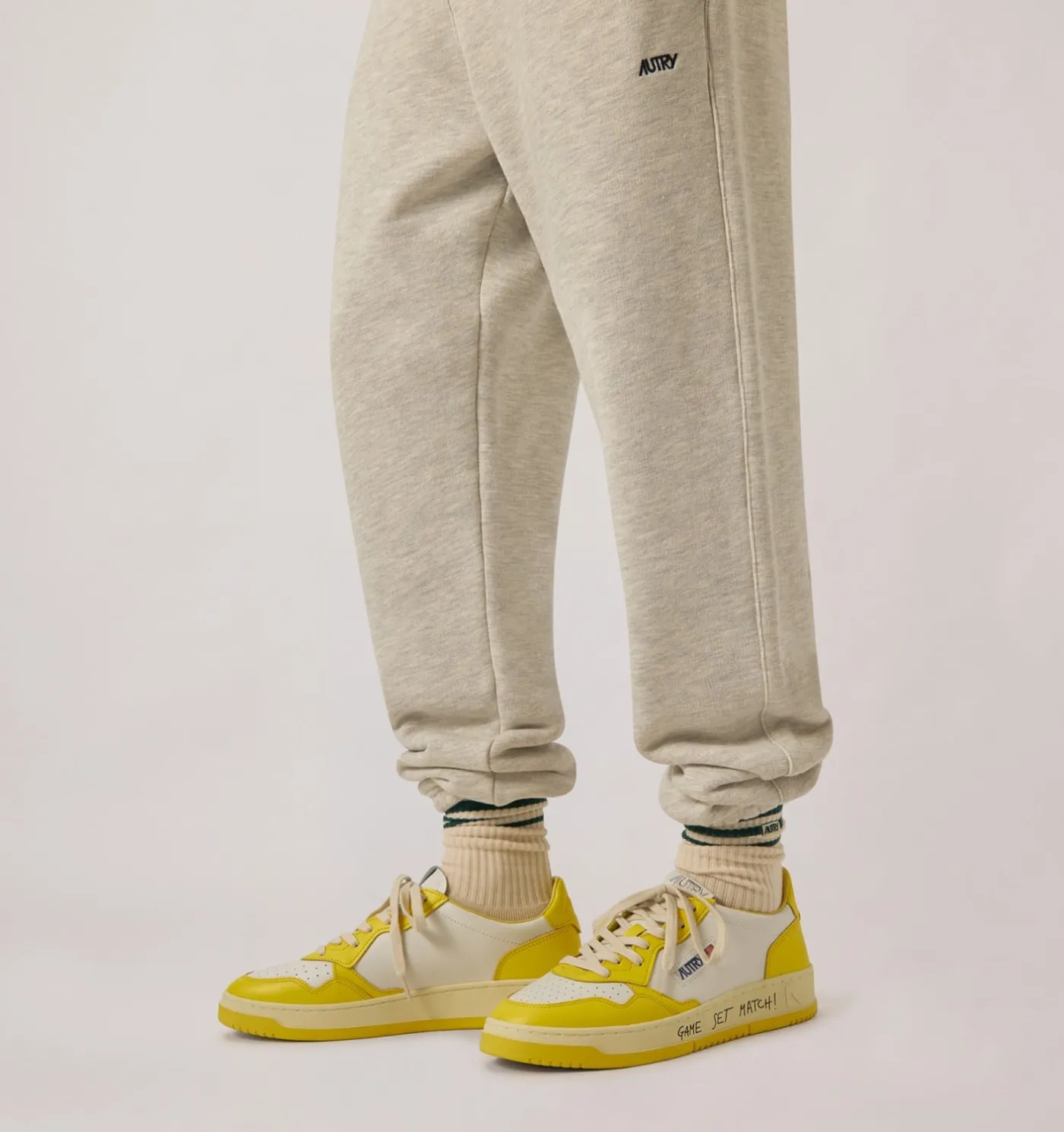 SNEAKERS MEDALIST LOW IN PELLE BIANCA E SLICKER