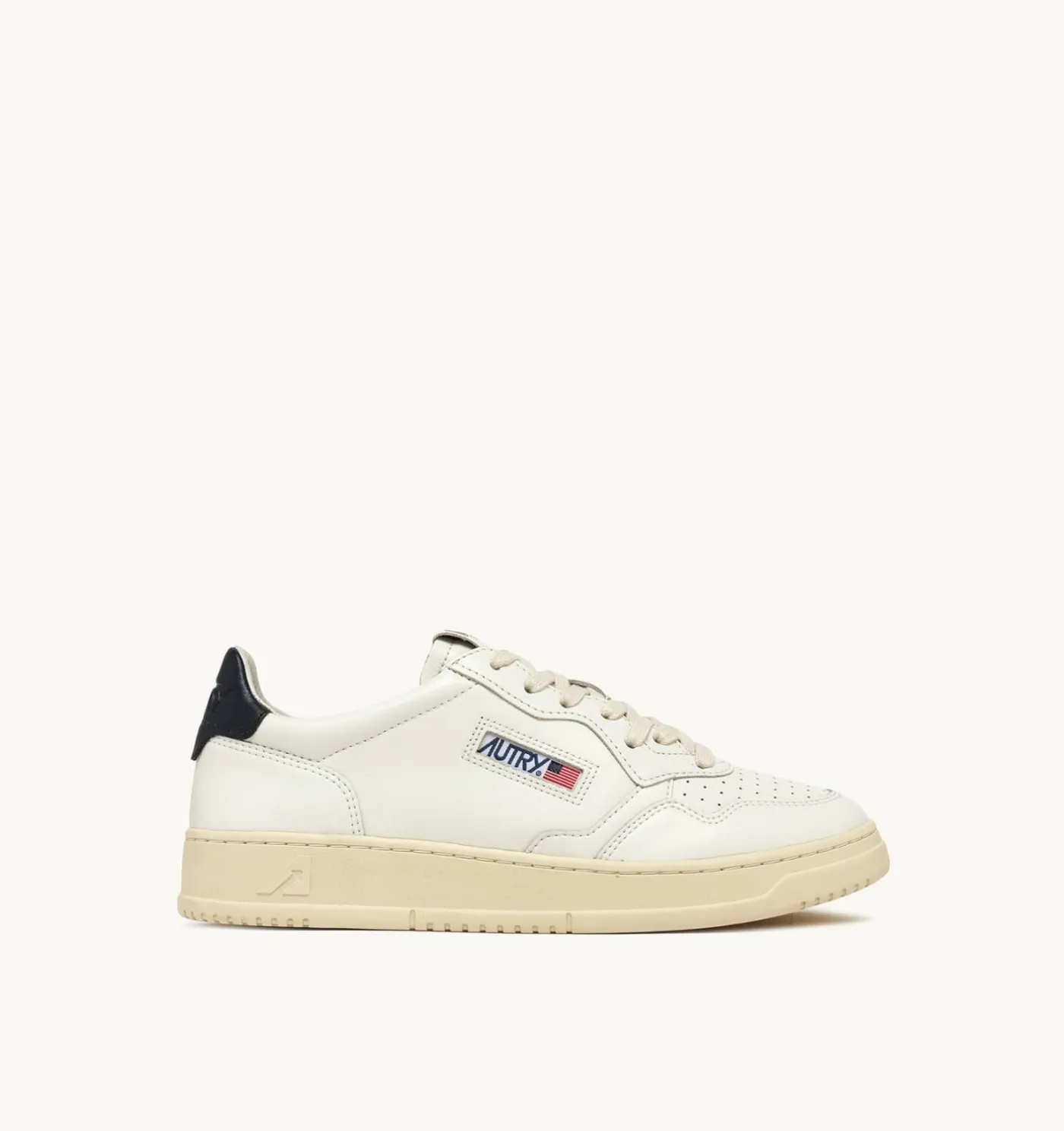SNEAKERS MEDALIST LOW IN PELLE BIANCA E SPACE