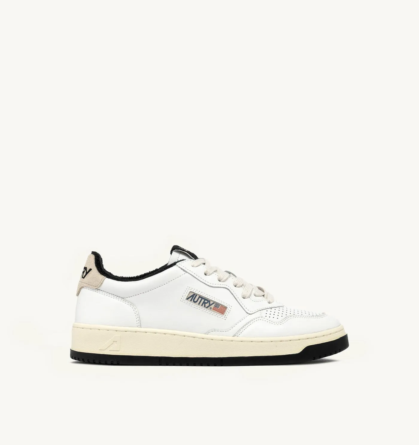 MEDALIST LOW IN PELLE COLORE BIANCO E NERO