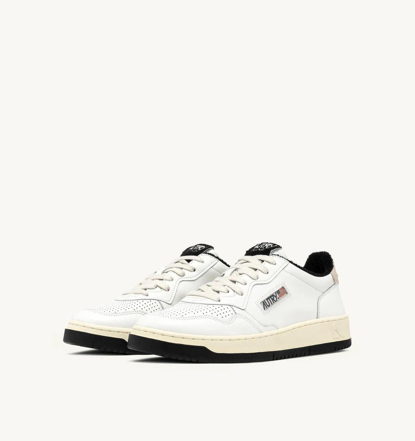 MEDALIST LOW IN PELLE COLORE BIANCO E NERO