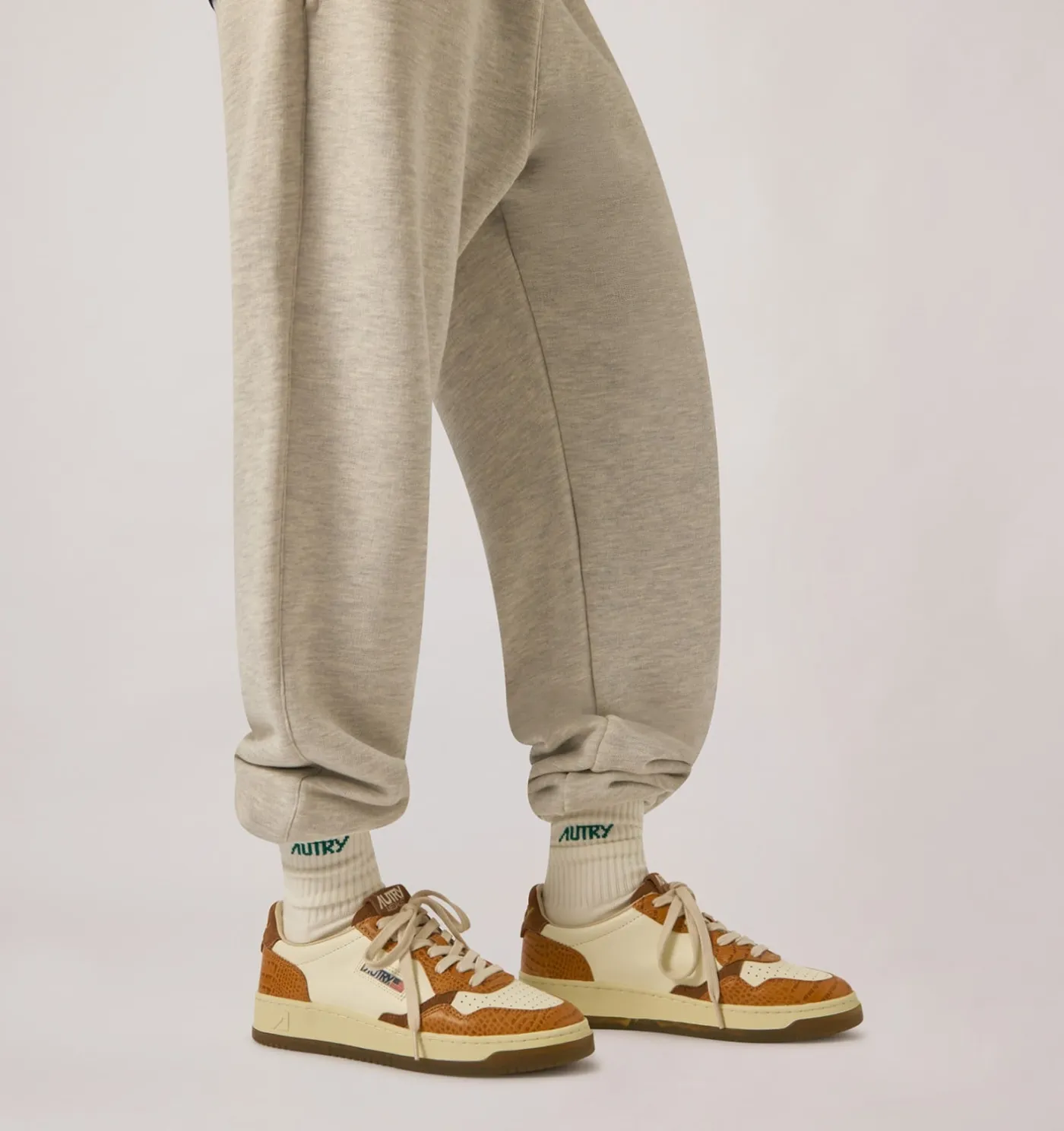SNEAKERS MEDALIST LOW IN PELLE MARSHMALLOW E KENYA