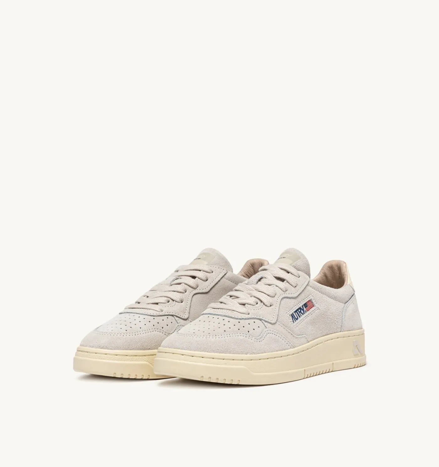 SNEAKERS MEDALIST LOW IN SUEDE MARBLE E OFF WHITE