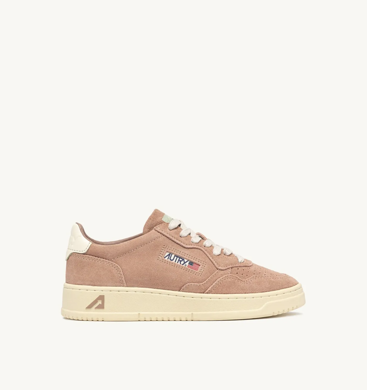 SNEAKERS MEDALIST LOW IN SUEDE ROSE CANNEL E BIANCO