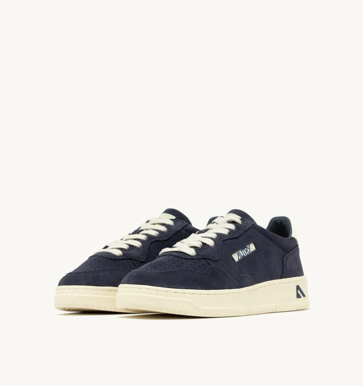 SNEAKERS MEDALIST LOW IN SUEDE SPACE E BIANCO