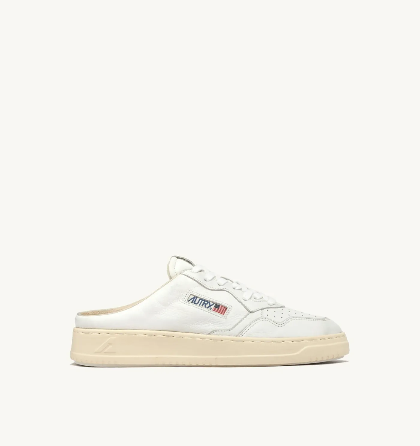 SNEAKERS MEDALIST MULE IN NAPPA COLORE BIANCO