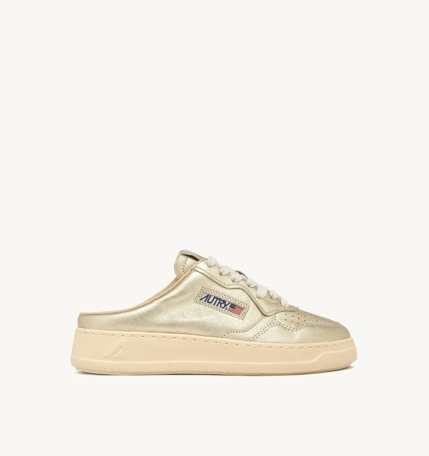 MEDALIST MULE IN NAPPA COLORE PLATINUM
