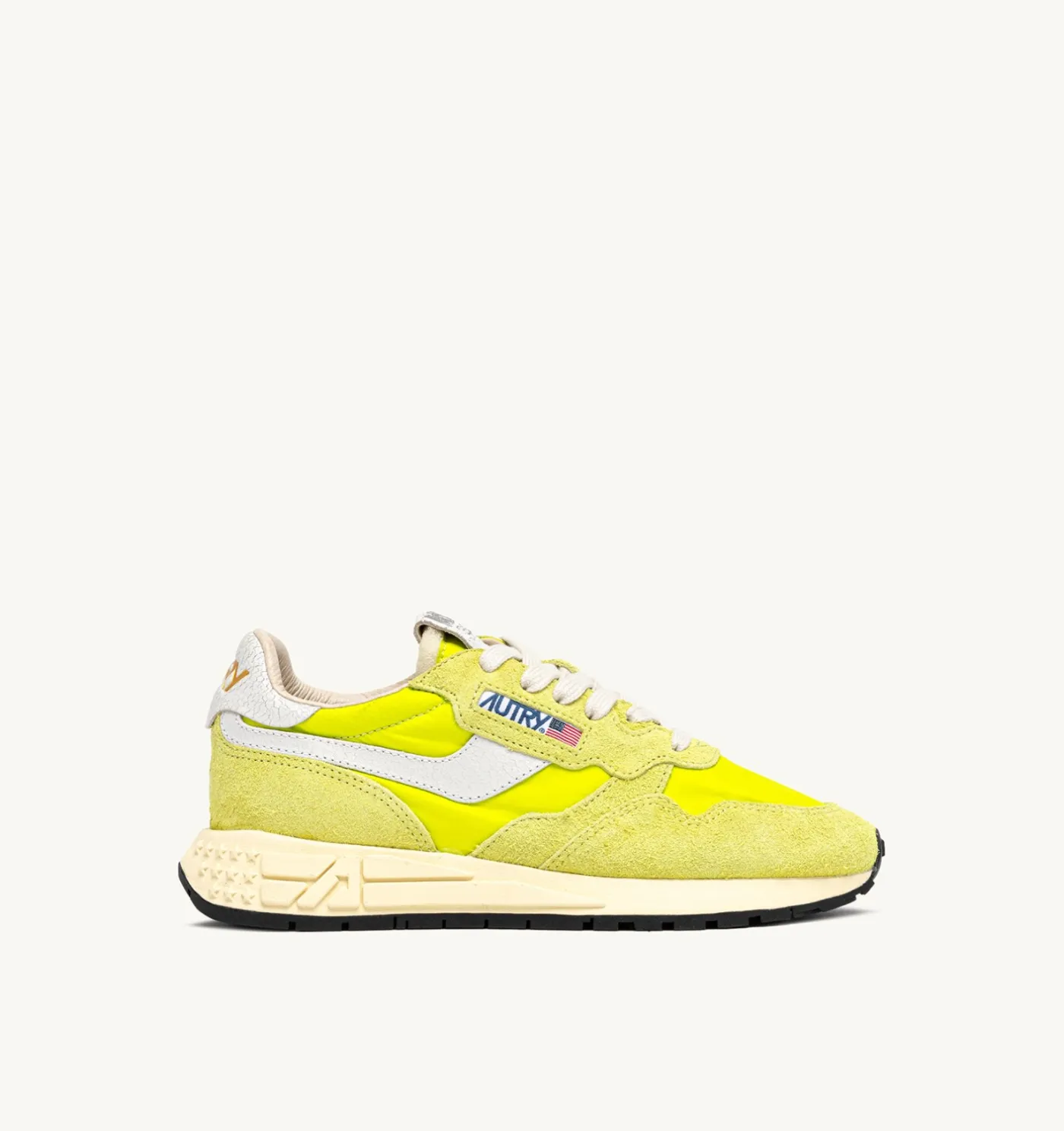 SNEAKERS REELWIND LOW IN NYLON E SUEDE BIANCO E EVENING PRIMROSE