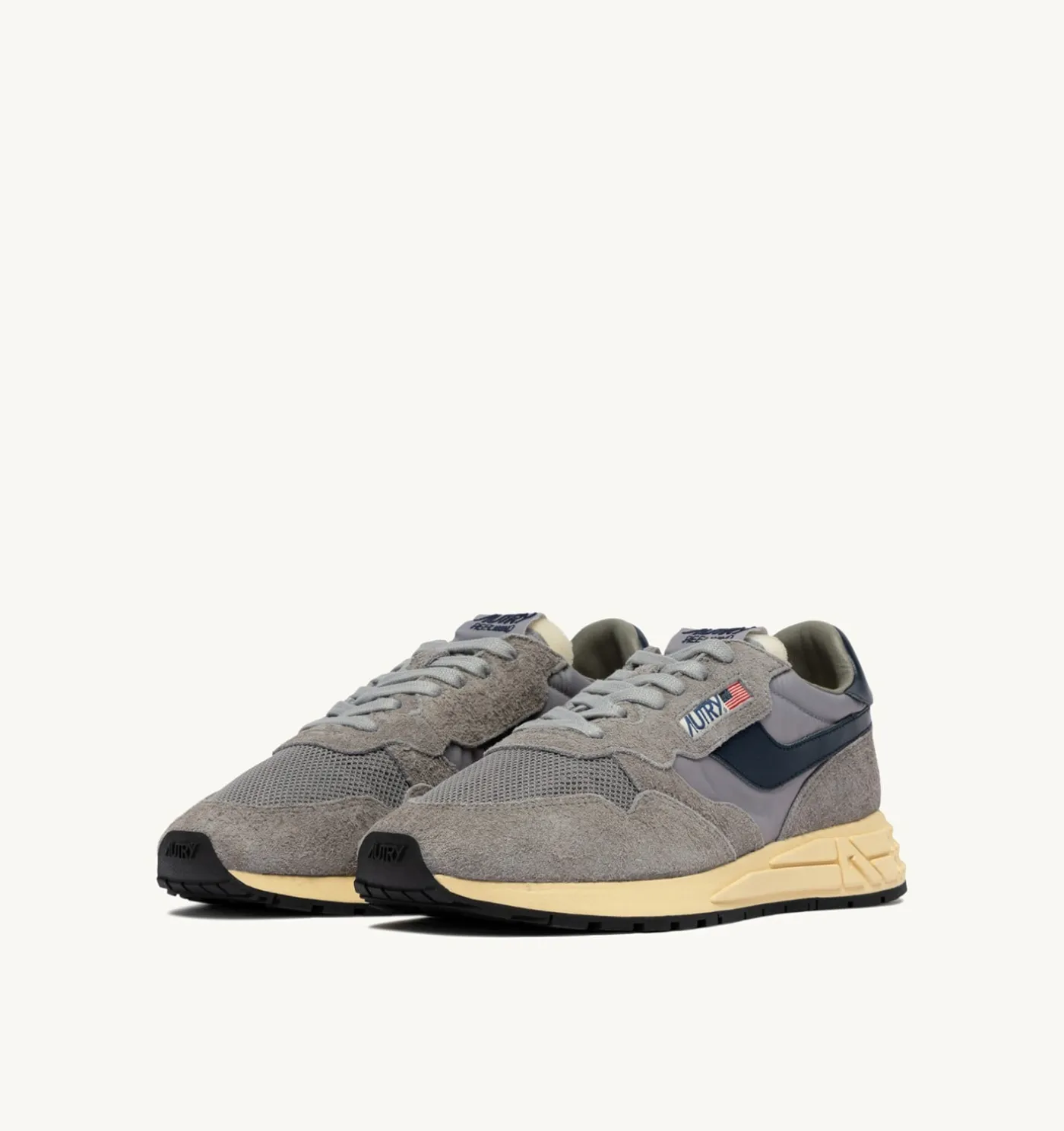 SNEAKERS REELWIND LOW IN NYLON E SUEDE PLUMBEO E BLUE SPACE