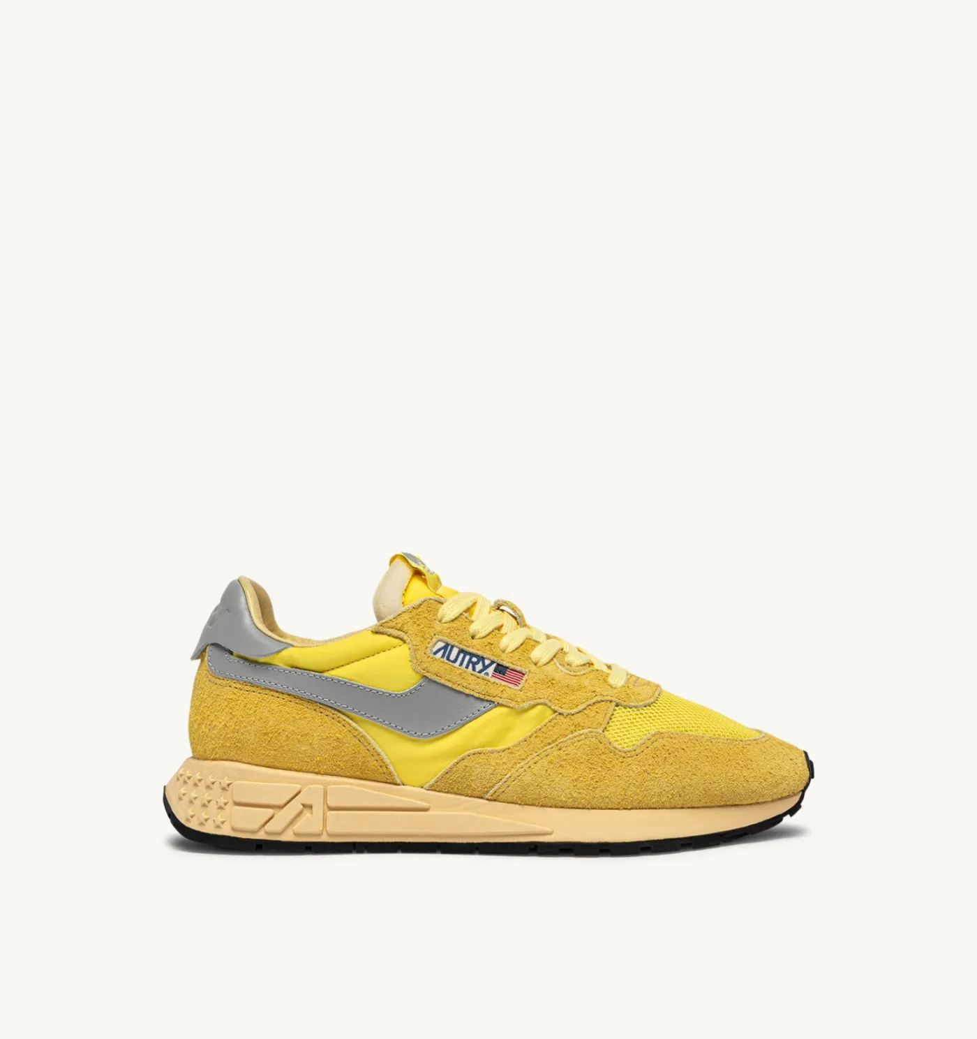 SNEAKERS REELWIND LOW IN NYLON E SUEDE POPCORN E VAPOR