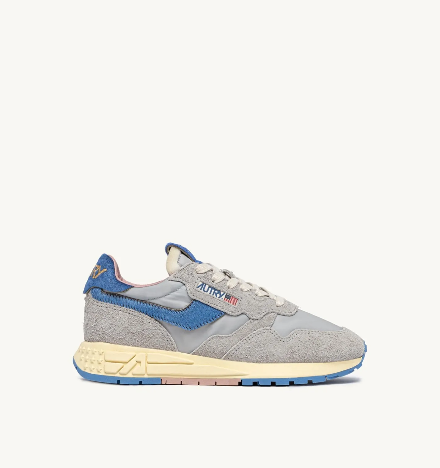 SNEAKERS REELWIND LOW IN NYLON E SUEDE VAPOR E DELLA ROBBIA BLUE