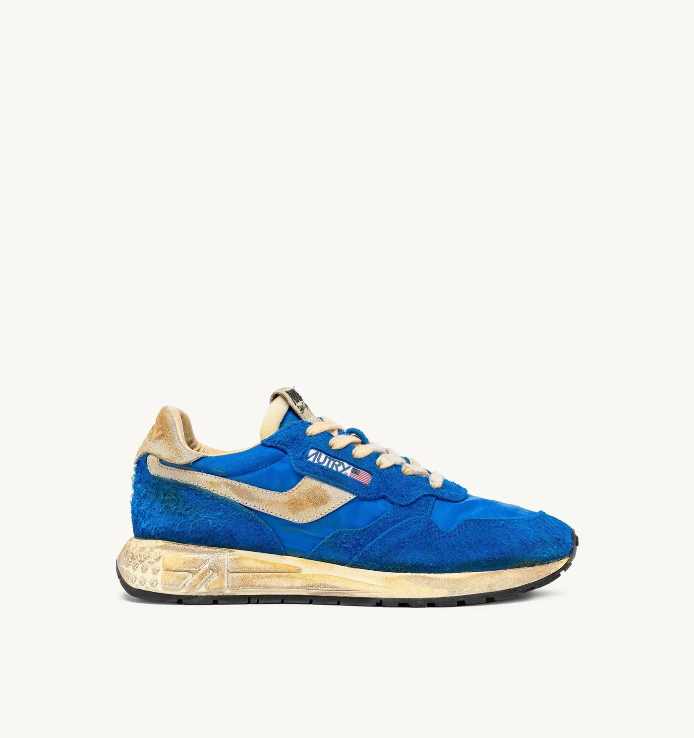 REELWIND SUPER VINTAGE IN NYLON E SUEDE BLU