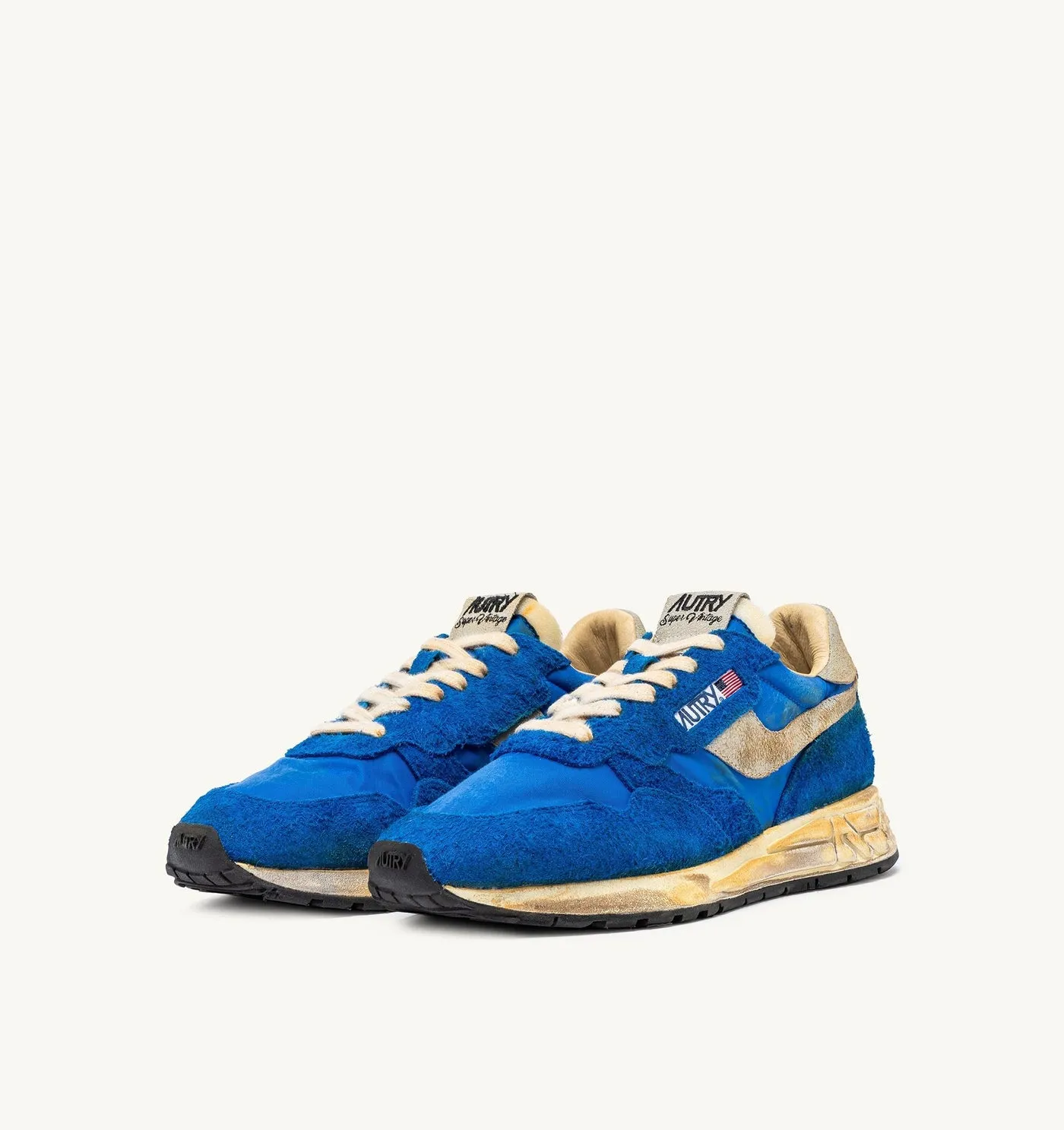 REELWIND SUPER VINTAGE IN NYLON E SUEDE BLU
