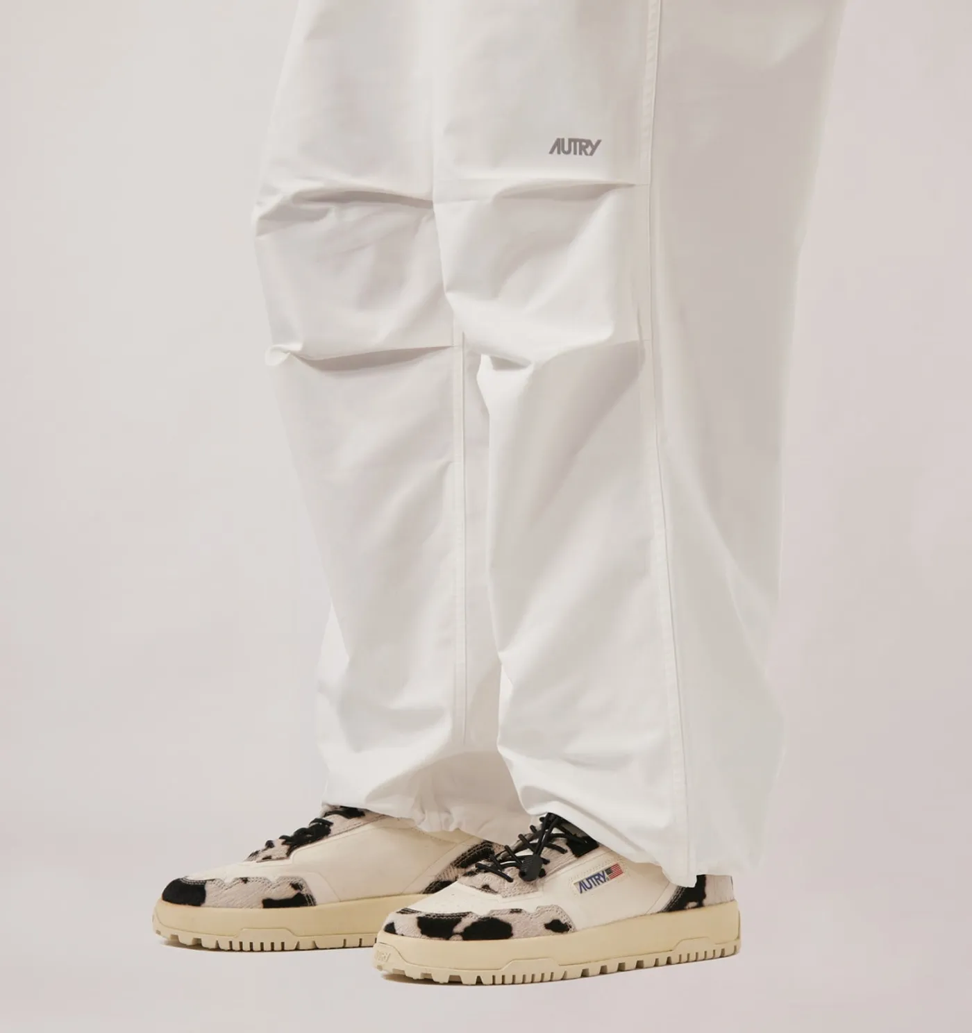 SNEAKERS WILDPACE LOW IN CORDURA E PELLE MARSHMALLOW E COW