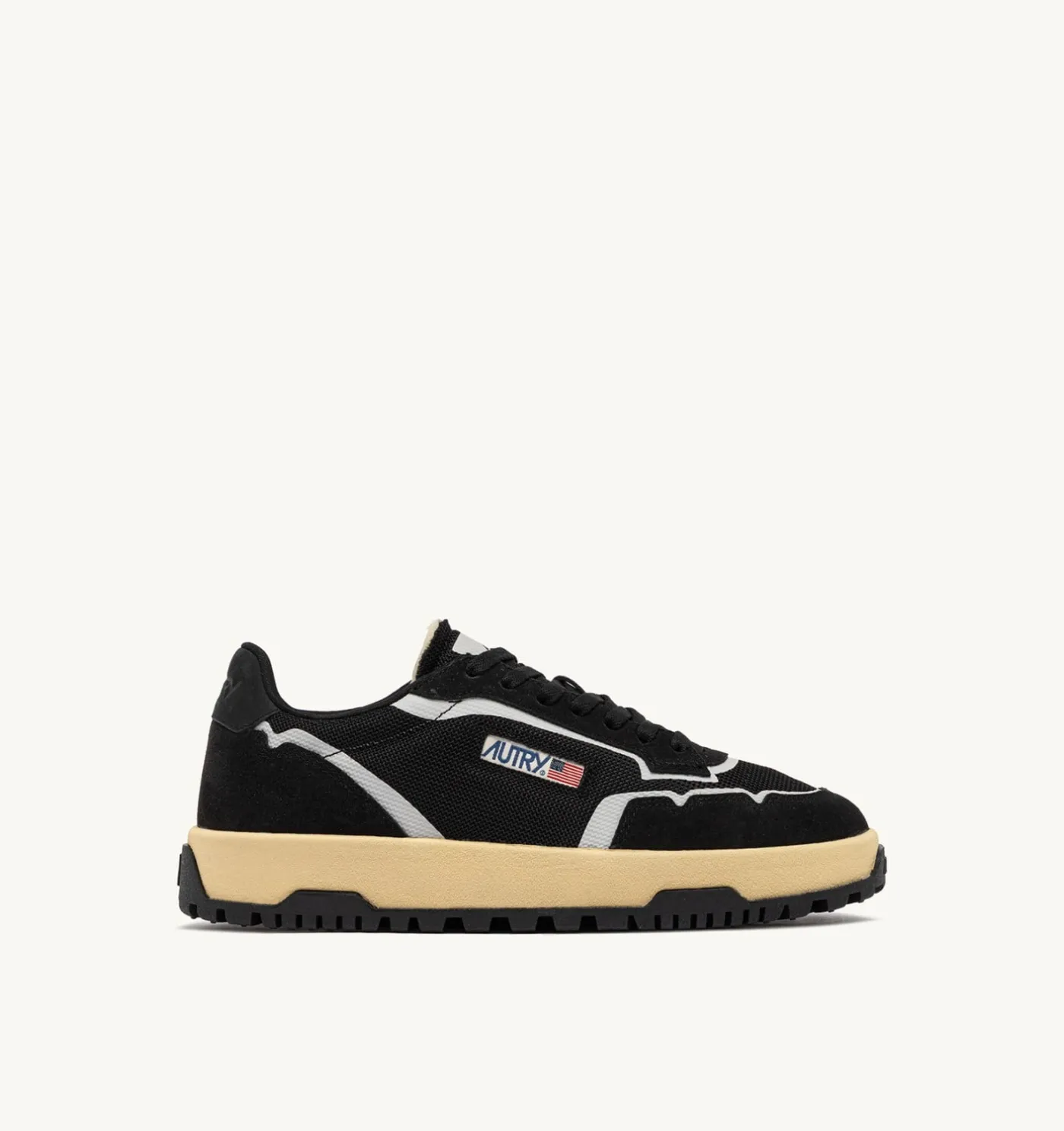 SNEAKERS WILDPACE LOW IN DRAGON MESH E SUEDE NERO