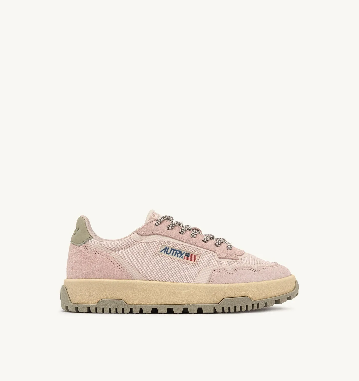 WILDPACE LOW IN MESH E SUEDE SILVER PEONY E PEACH WHIP