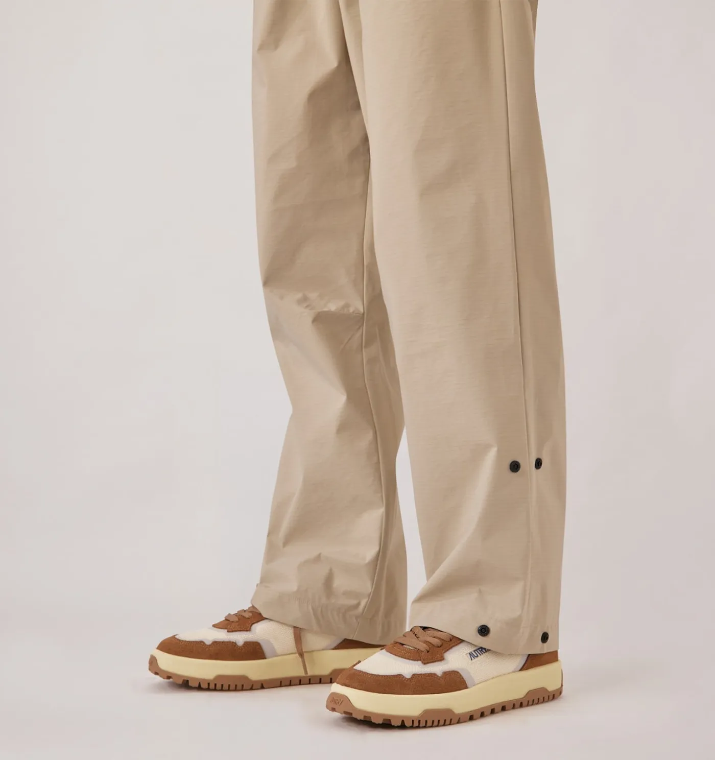 SNEAKERS WILDPACE LOW IN MESH E SUEDE MARSHMALLOW E CIGAR