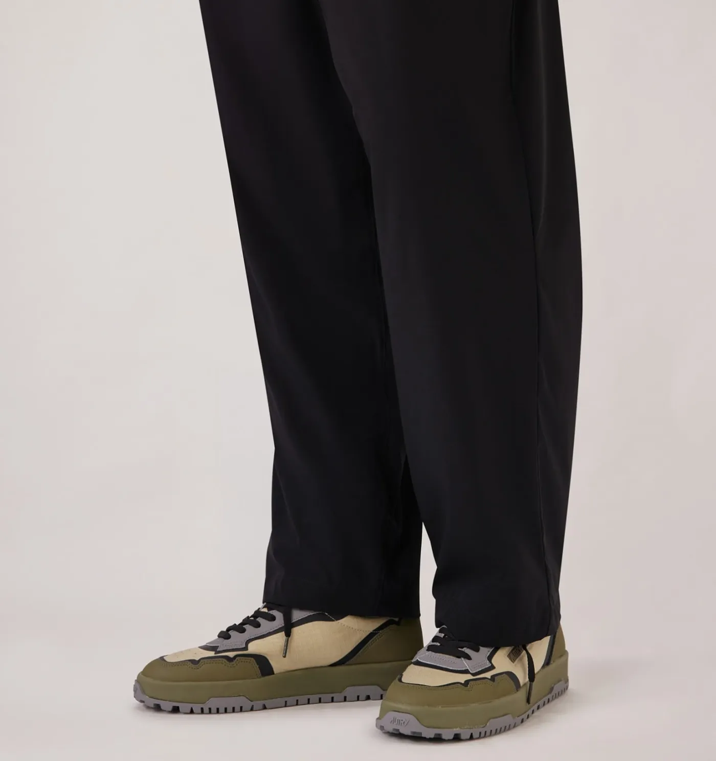 SNEAKERS WILDPACE LOW IN NYLON RIPSTOP E PELLE CASTLE WALL E TITANIUM