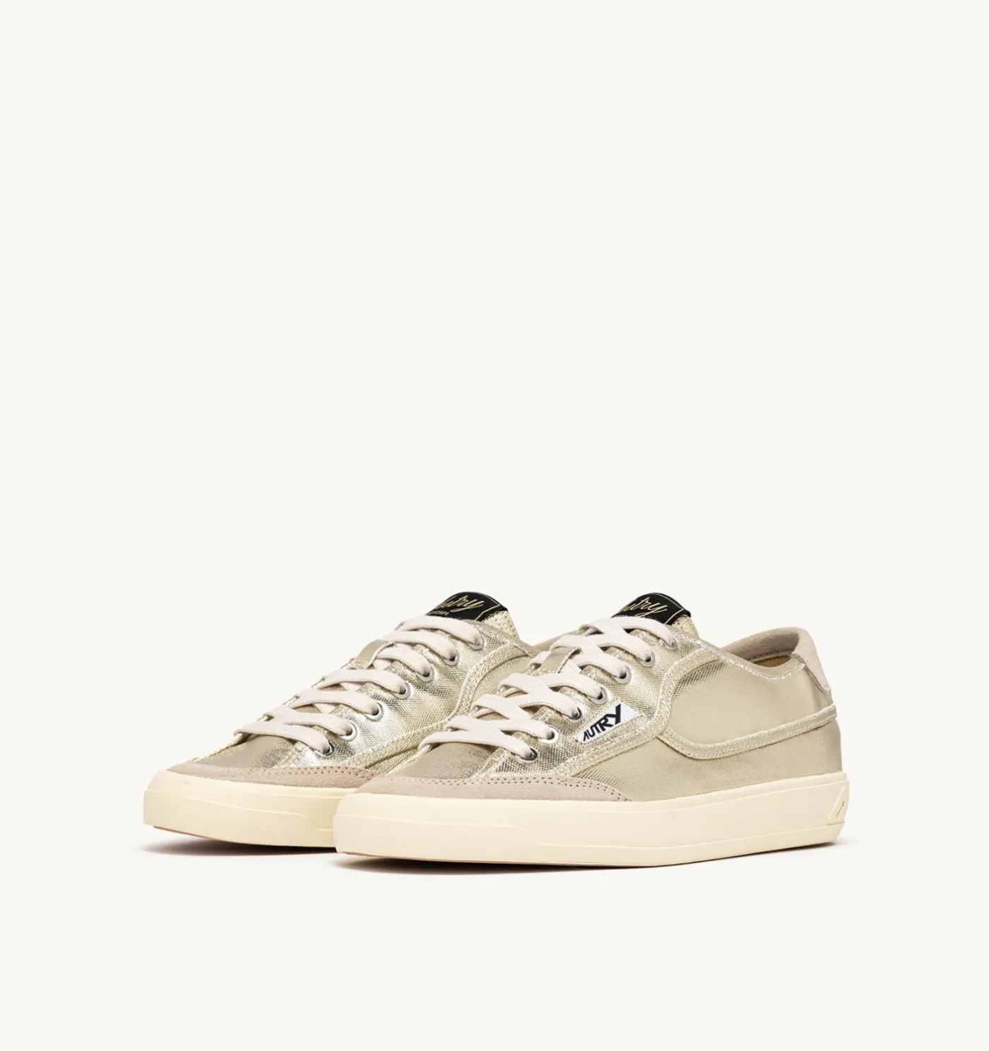 SNEAKERS WINDSCAPE LOW IN CANVAS PLATINO