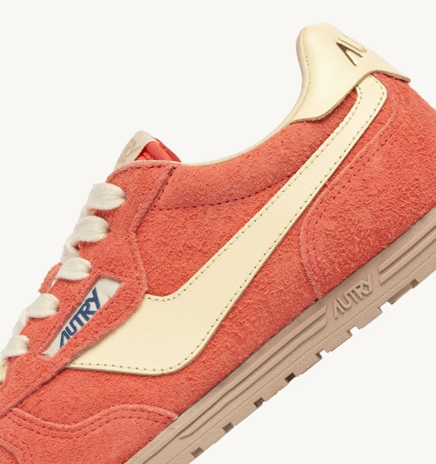 SNEAKERS WINDSPIN IN SUEDE E PELLE BLUSH E RUTABAGA