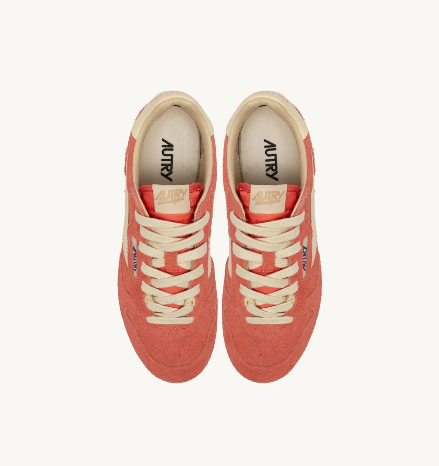 SNEAKERS WINDSPIN IN SUEDE E PELLE BLUSH E RUTABAGA