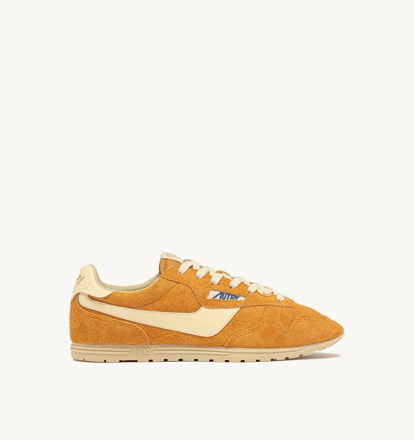 WINDSPIN IN SUEDE E PELLE CADMIUM E RUTABAGA
