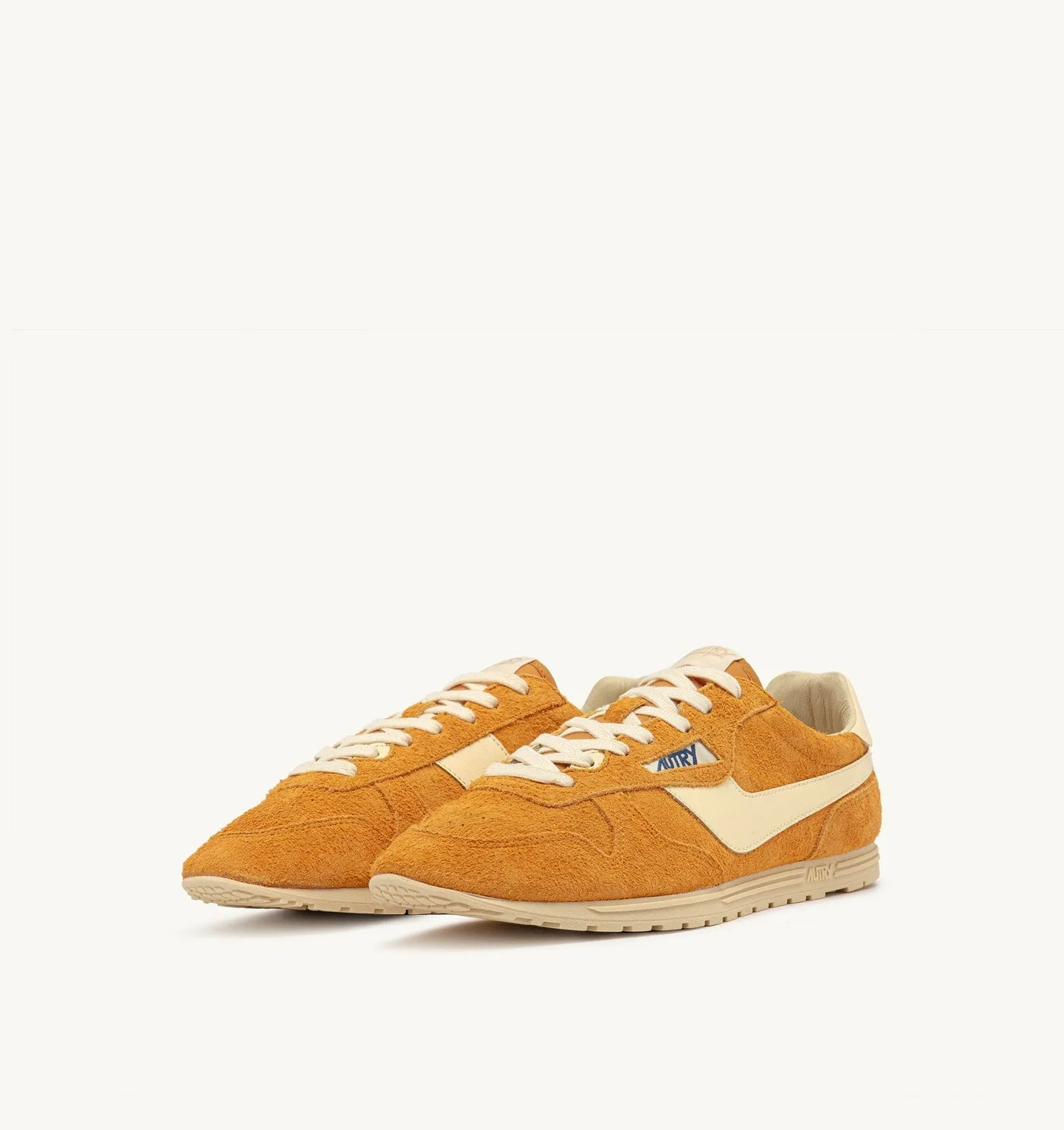 WINDSPIN IN SUEDE E PELLE CADMIUM E RUTABAGA