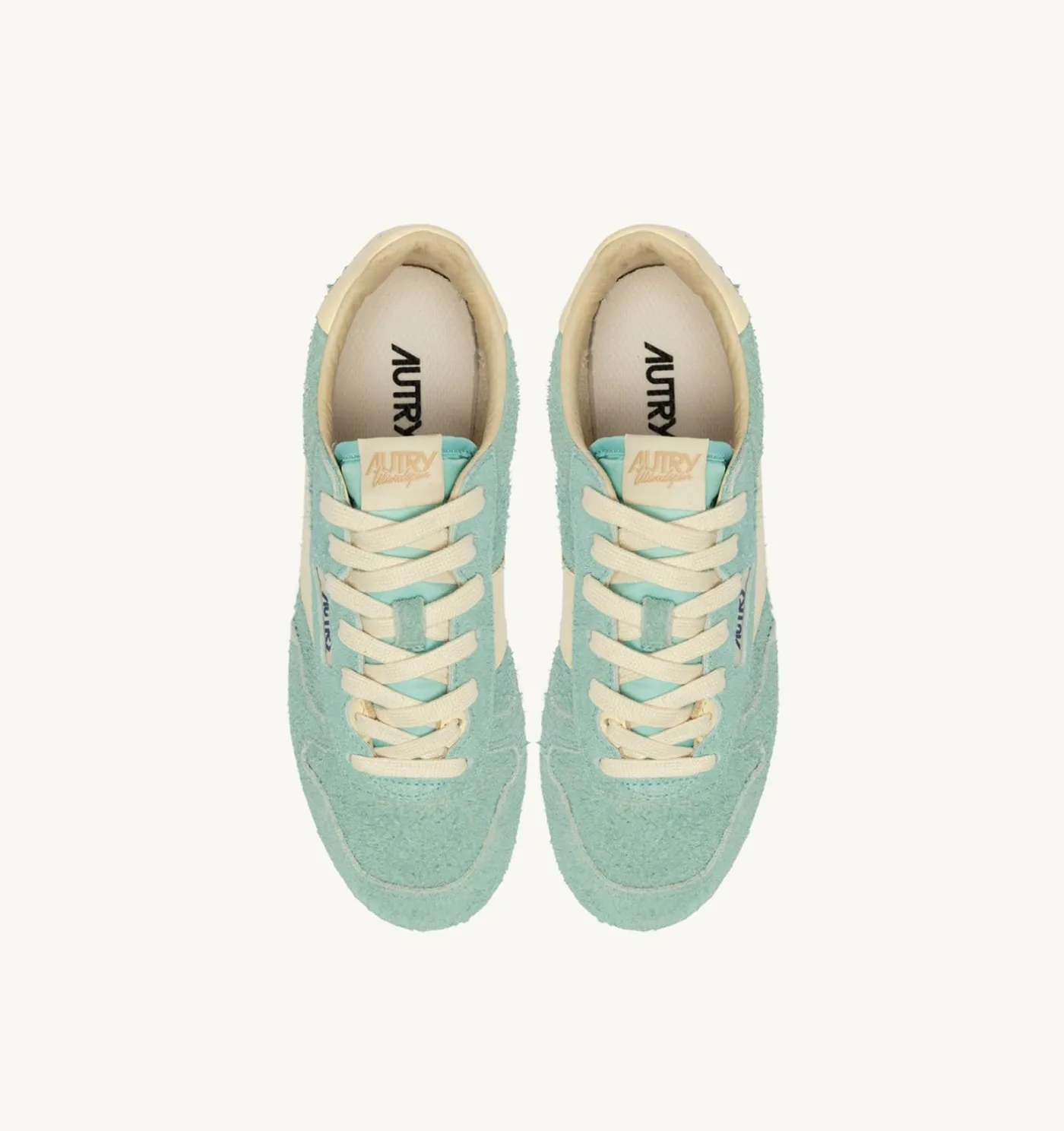 SNEAKERS WINDSPIN IN SUEDE E PELLE JASMINE E RUTABAGA