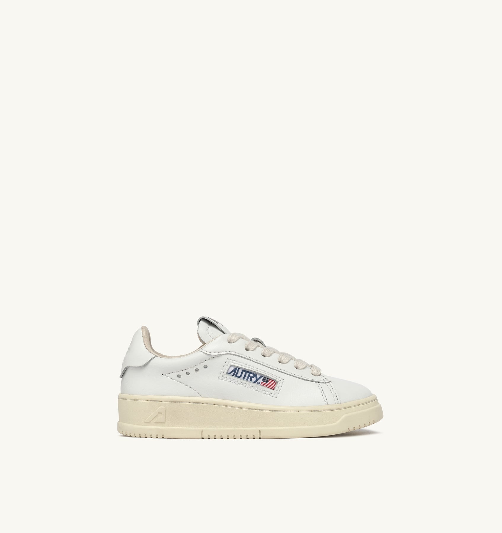 SNEAKERS DALLAS KIDS LOW IN PELLE BIANCA