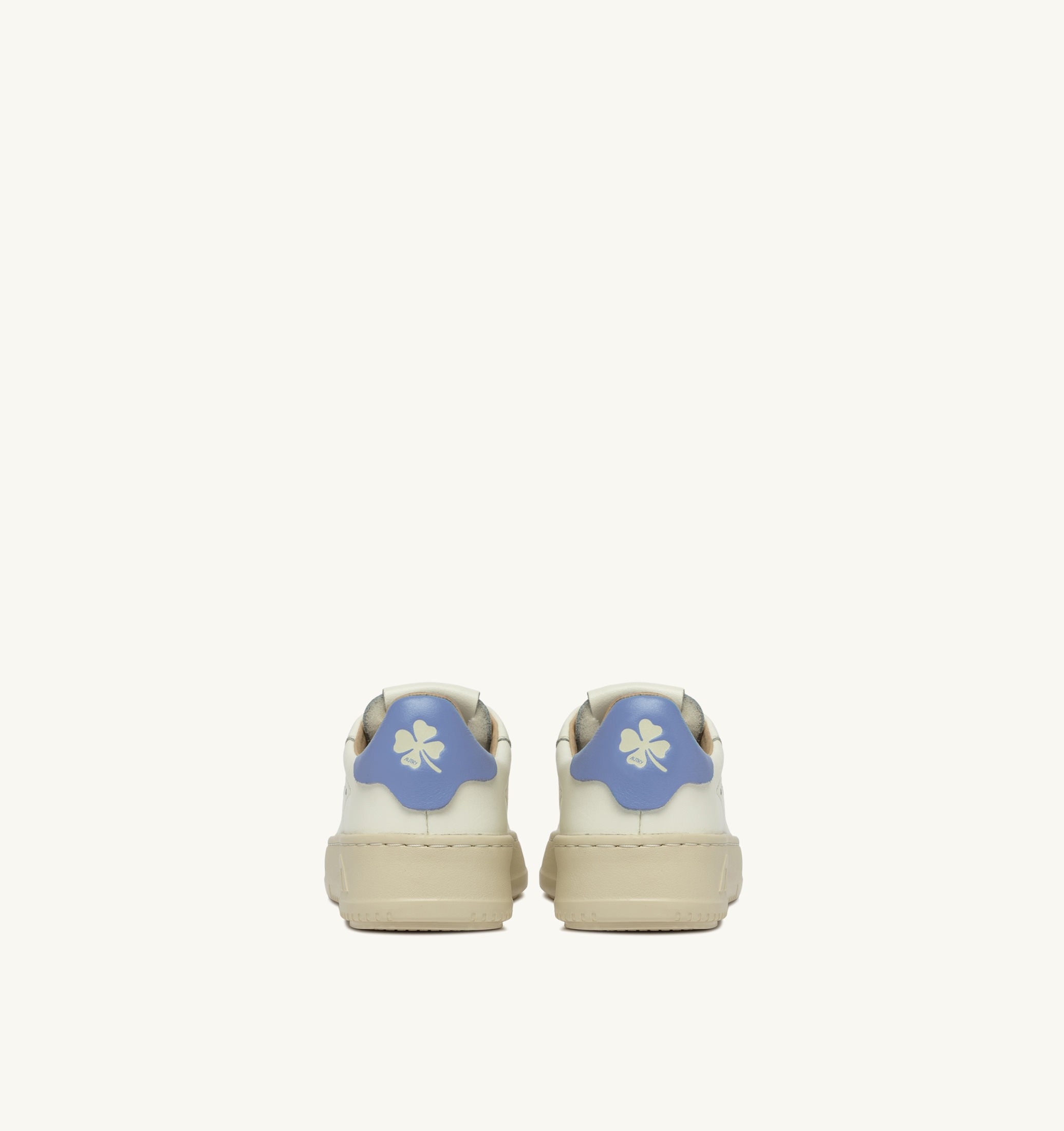 SNEAKERS DALLAS KIDS LOW IN PELLE MARSHMALLOW E DELLA ROBBIA BLUE