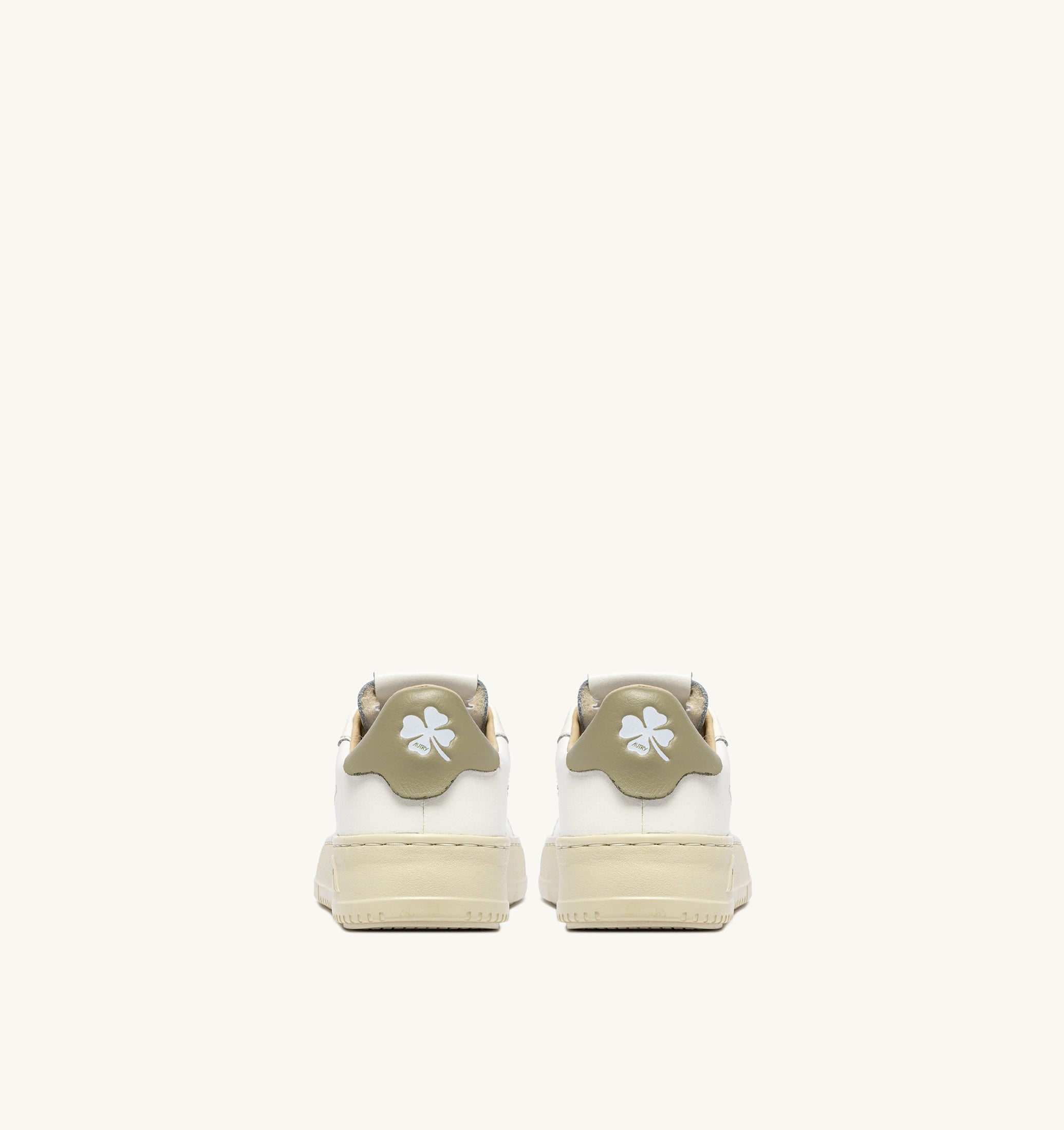 SNEAKERS DALLAS KIDS LOW IN PELLE MARSHMALLOW E GRAY GREEN